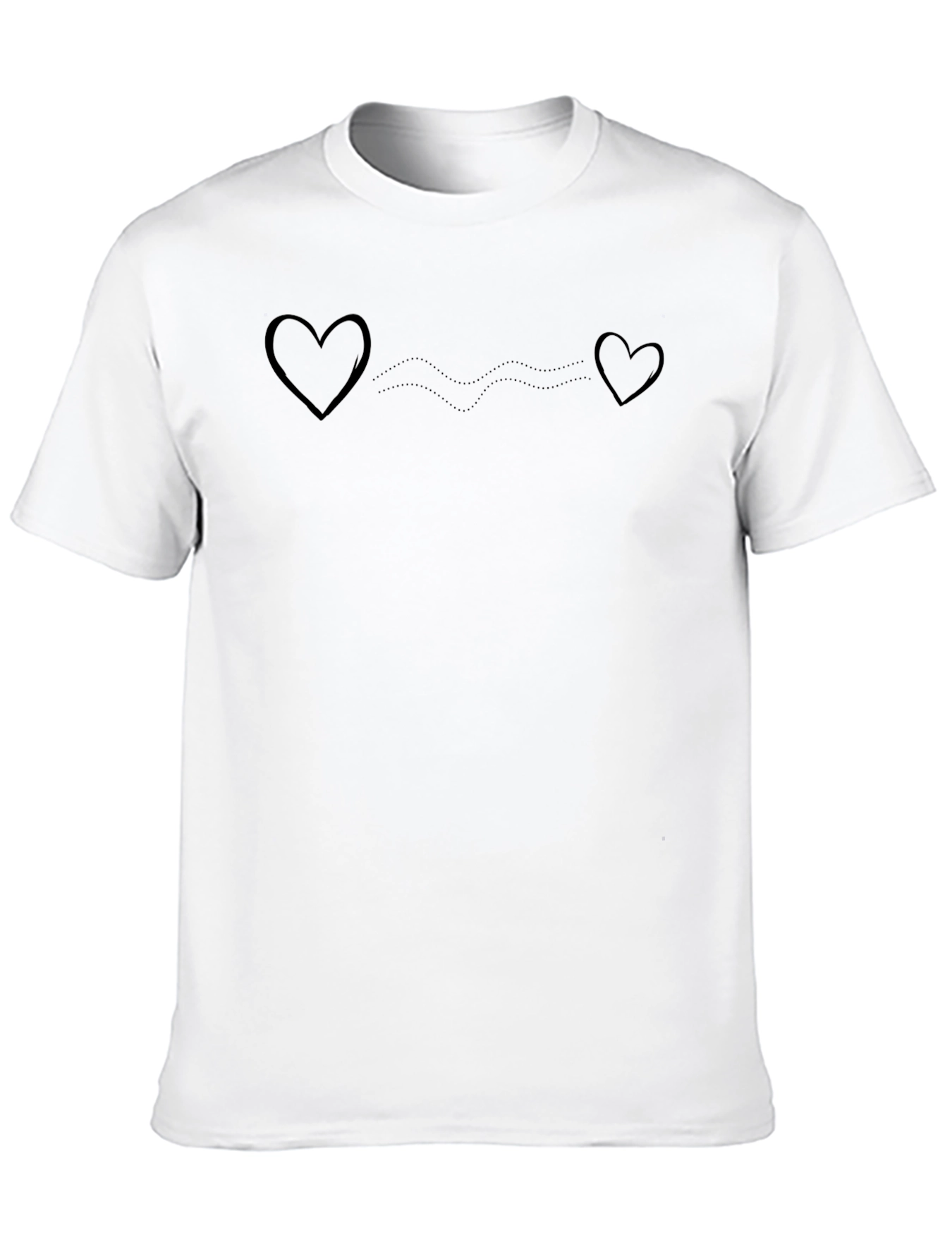Heart Connection Black T-Shirt