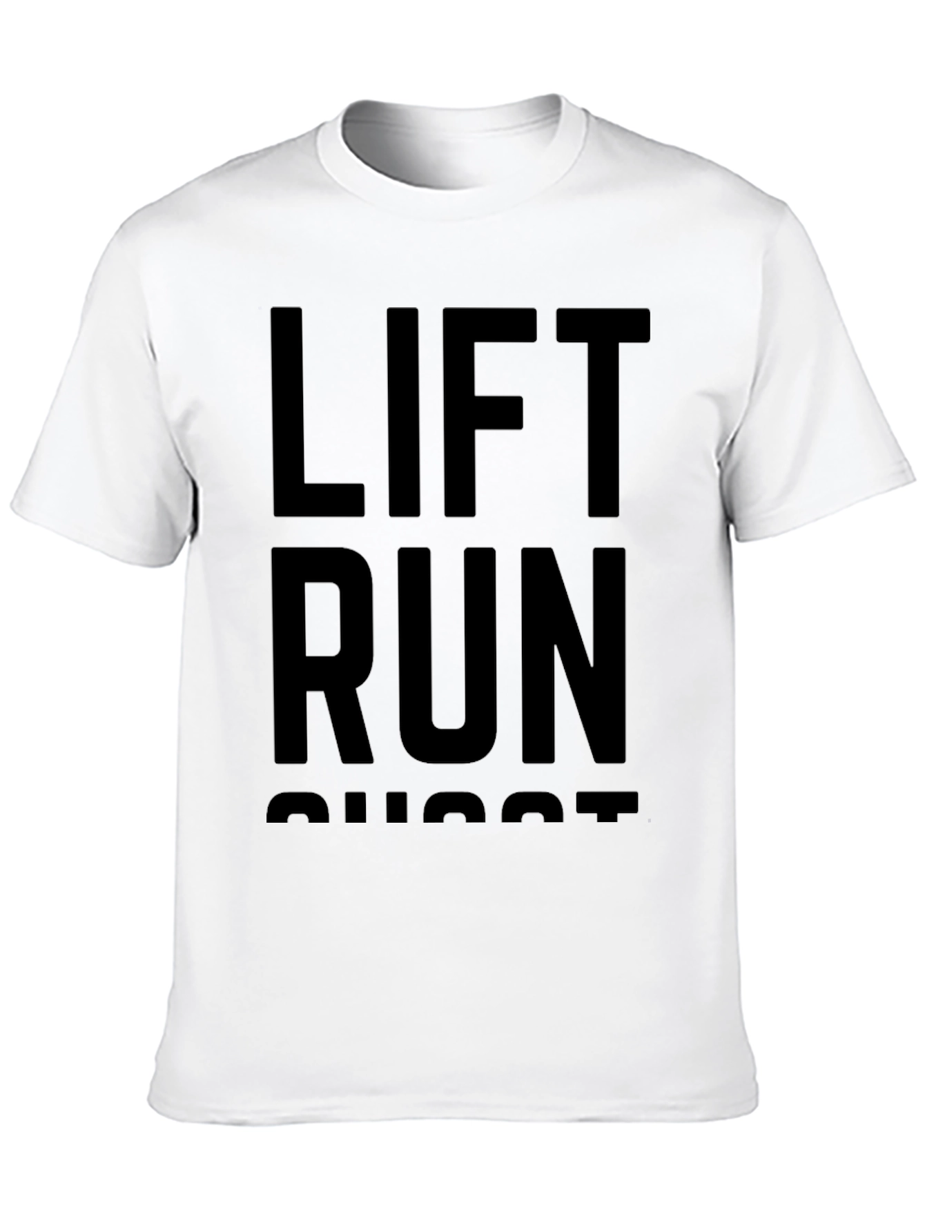 Lift Run Shoot Black Graphic Tee Shirt