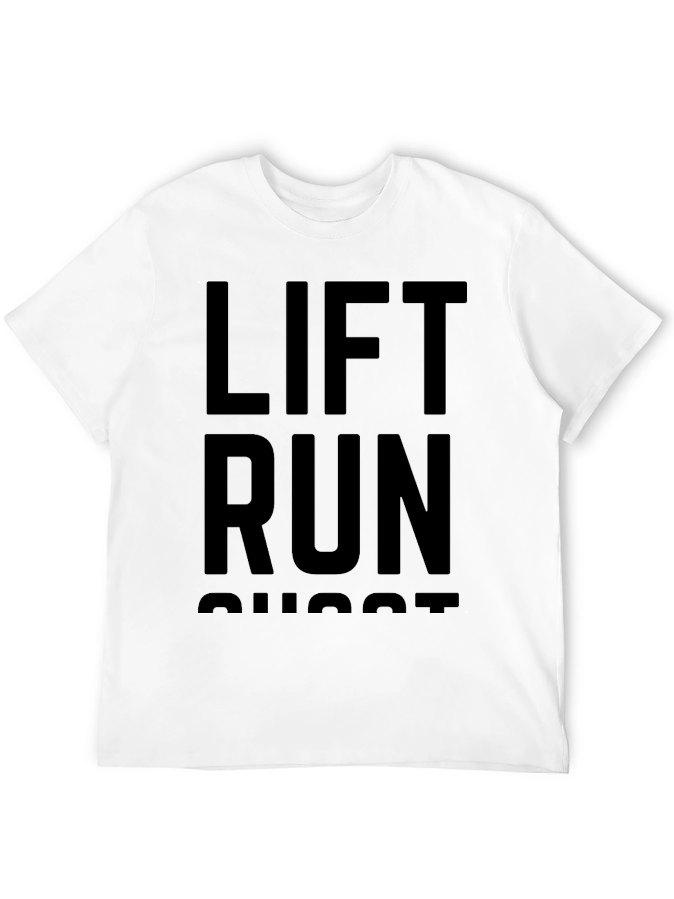 Lift Run Shoot Black Graphic Tee Shirt