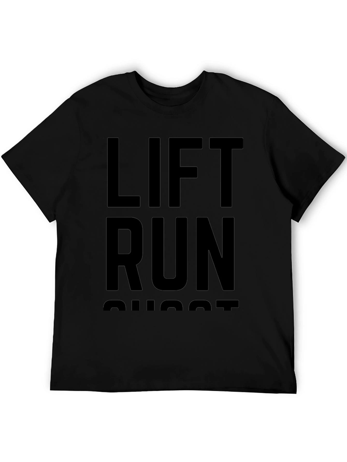 Lift Run Shoot Black Graphic Tee Shirt