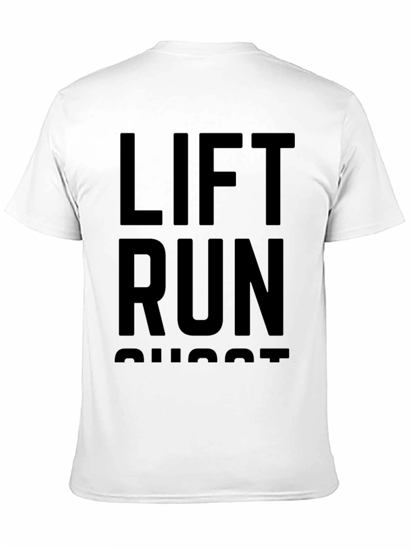 Lift Run Shoot Black Graphic Tee Shirt