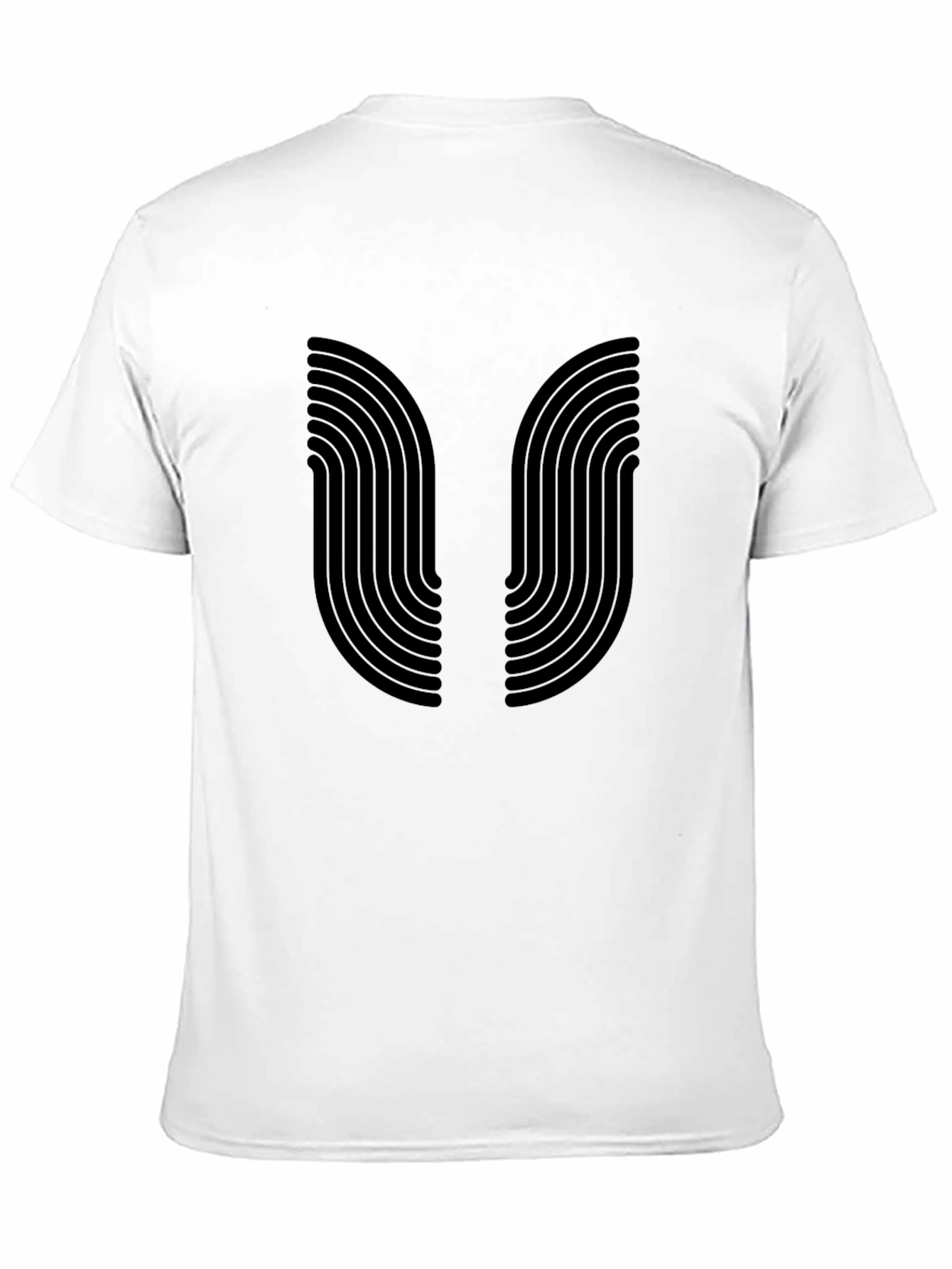 Modern Graphic Tee - Black Arc Design