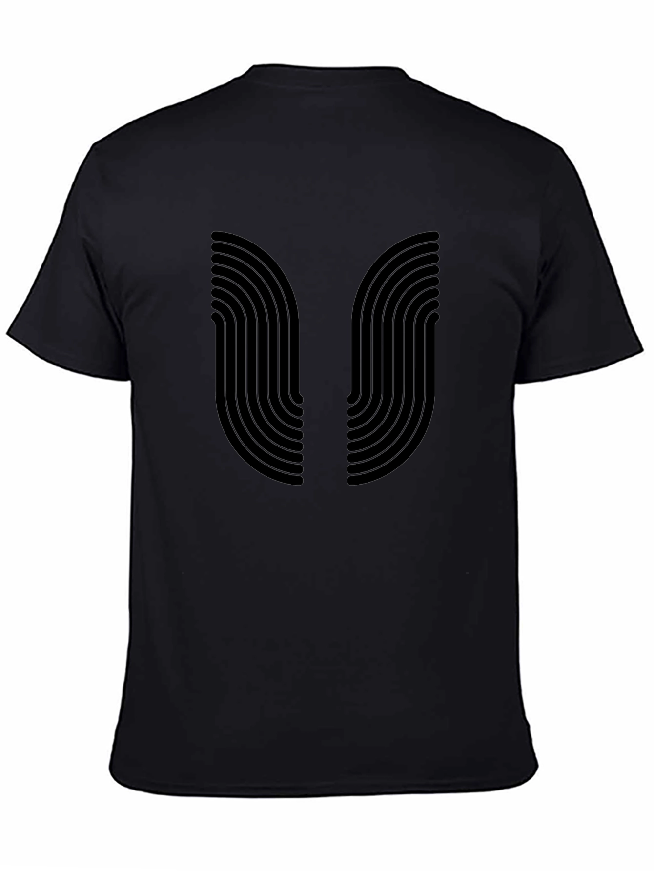 Modern Graphic Tee - Black Arc Design