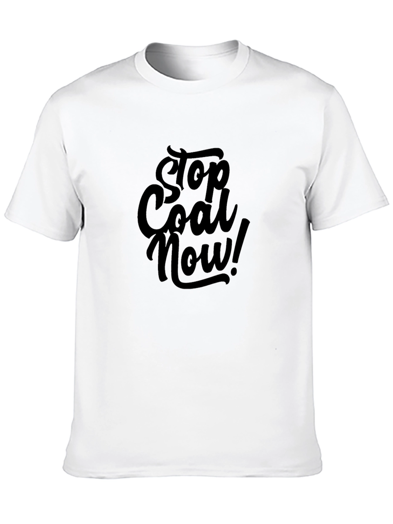 Stop Coal Now Graphic Tee - Black Unisex Shirt