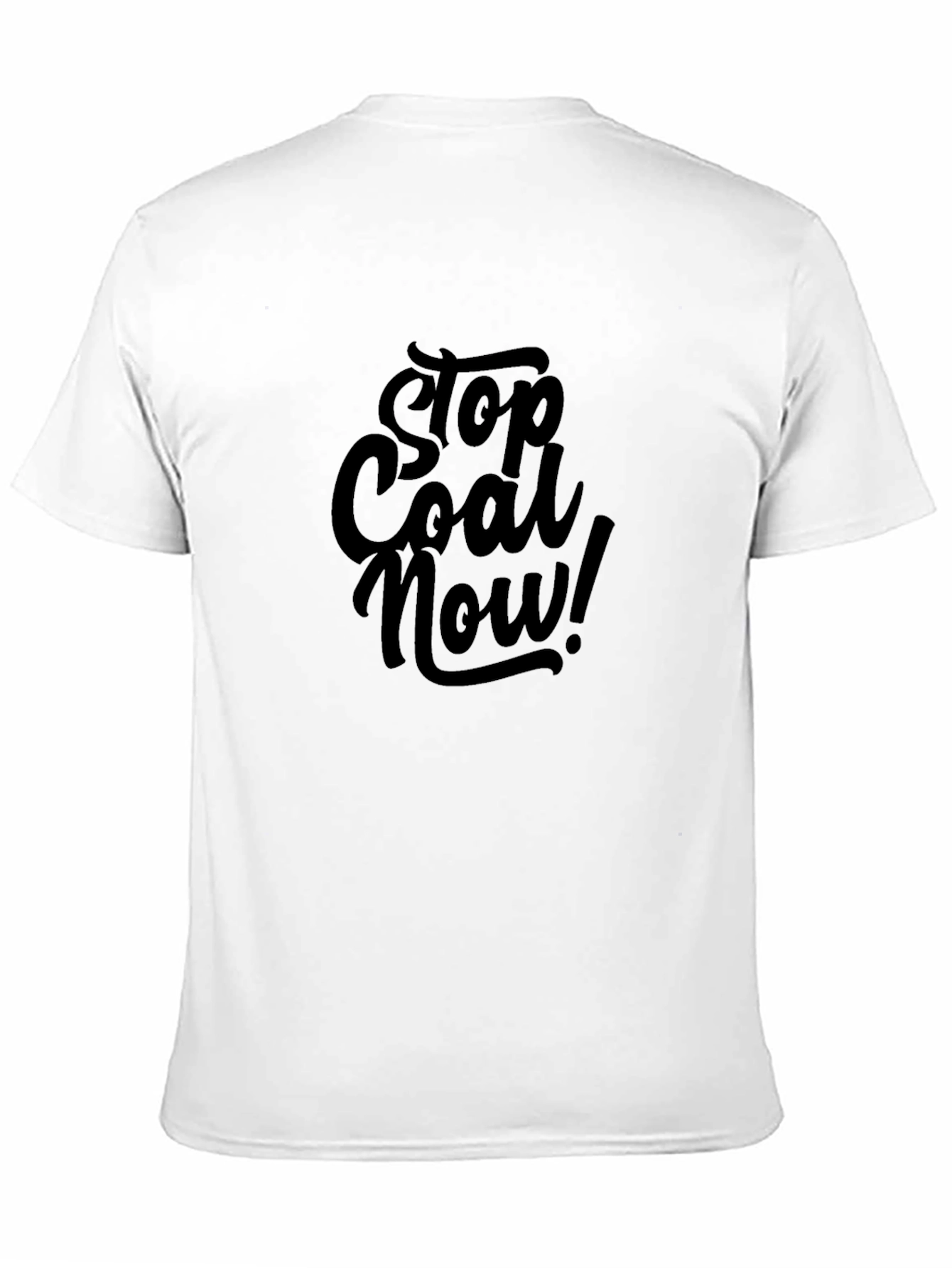 Stop Coal Now Graphic Tee - Black Unisex Shirt