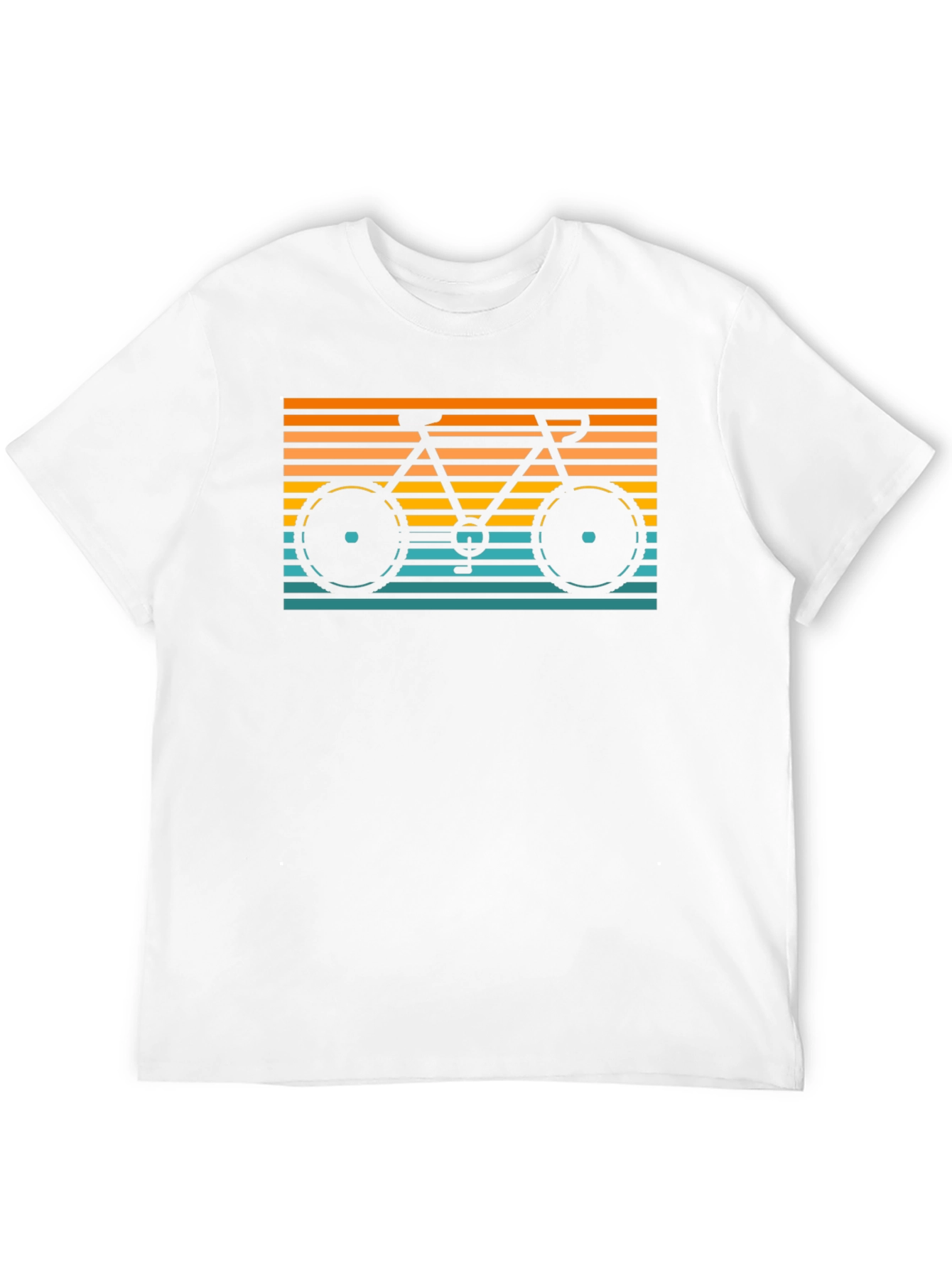 Retro Bicycle Graphic Tee - Stylish Bike Lover Shirt
