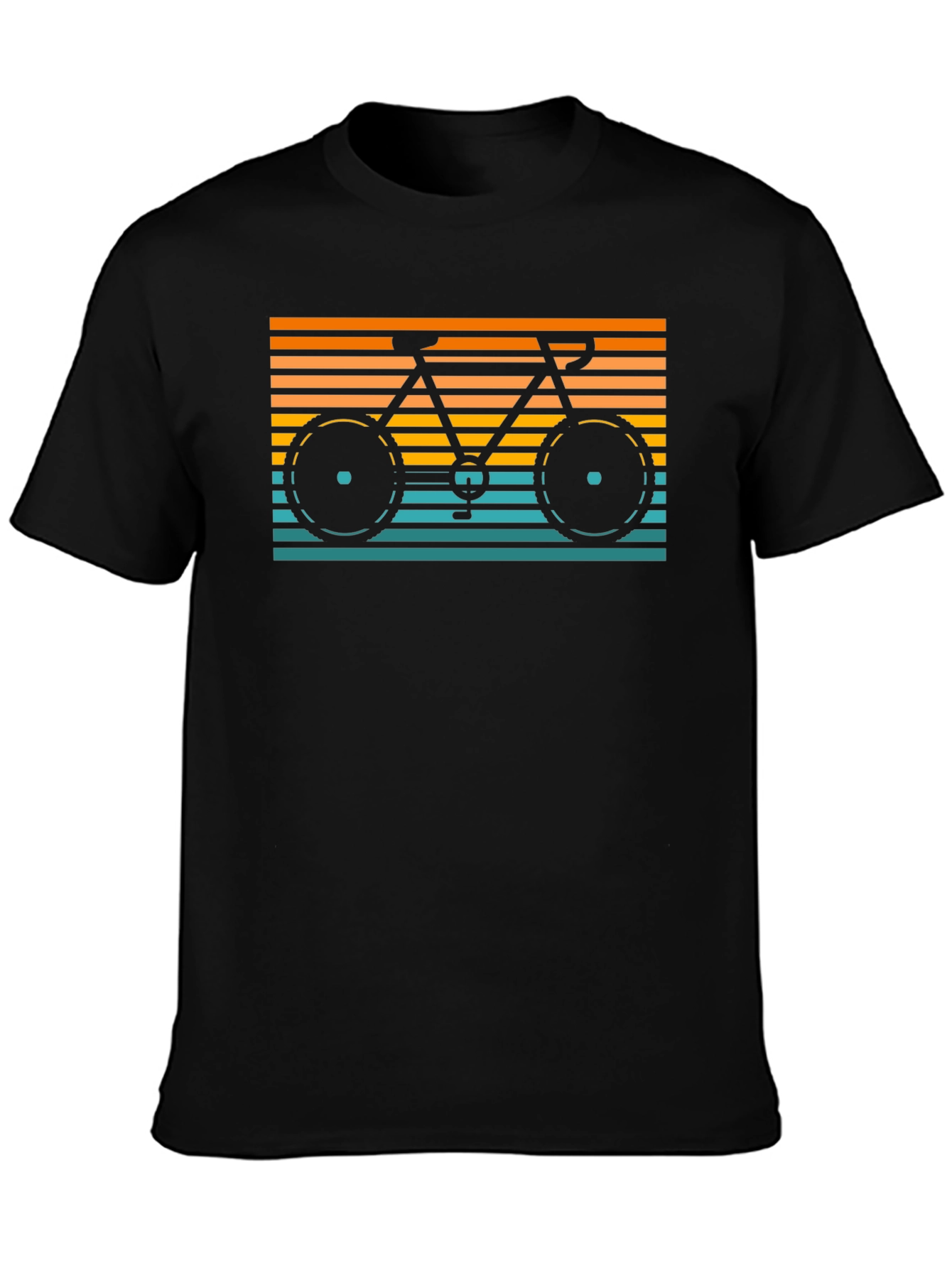 Retro Bicycle Graphic Tee - Stylish Bike Lover Shirt