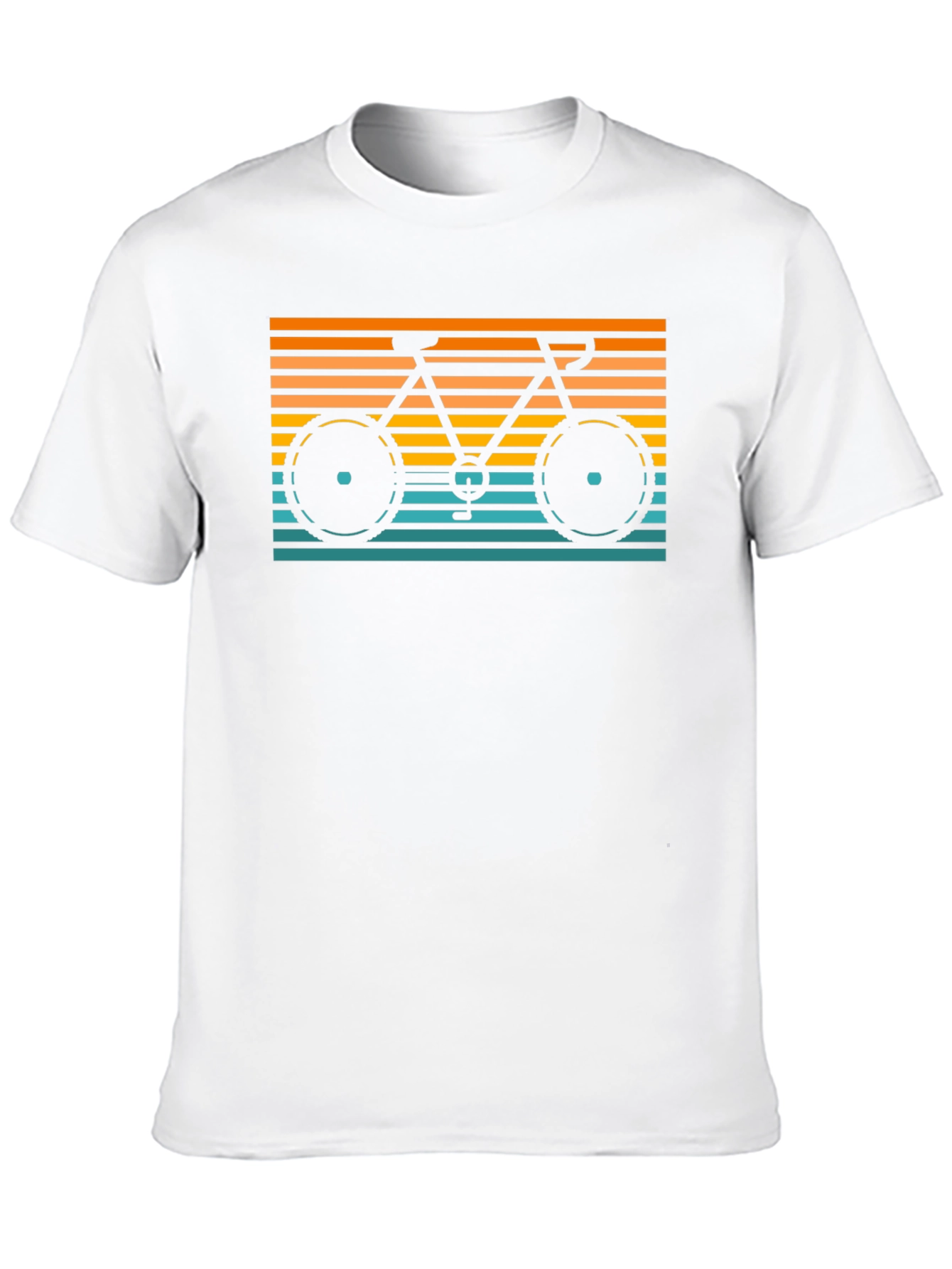 Retro Bicycle Graphic Tee - Stylish Bike Lover Shirt