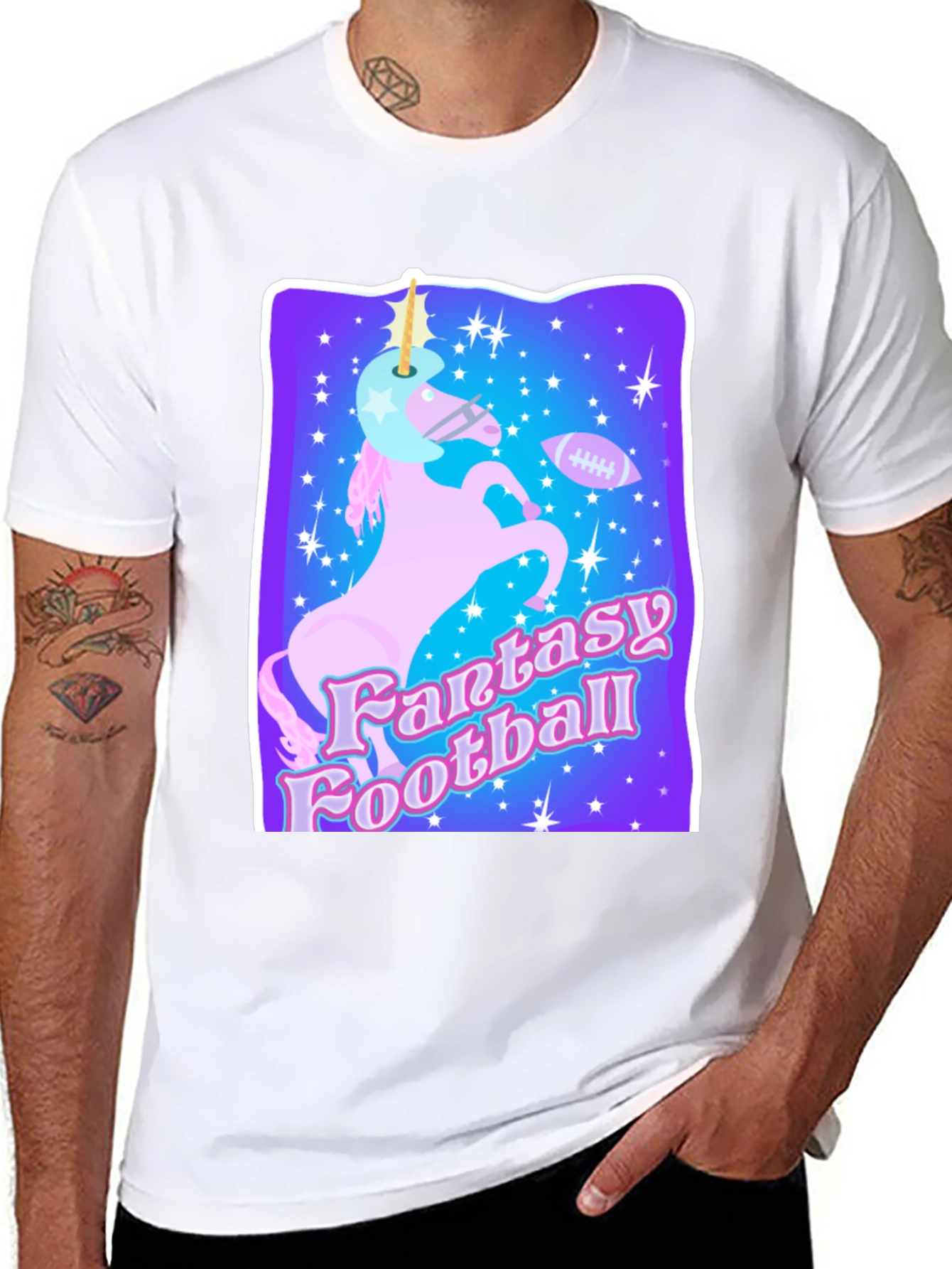 Fantasy Football Unicorn T-Shirt