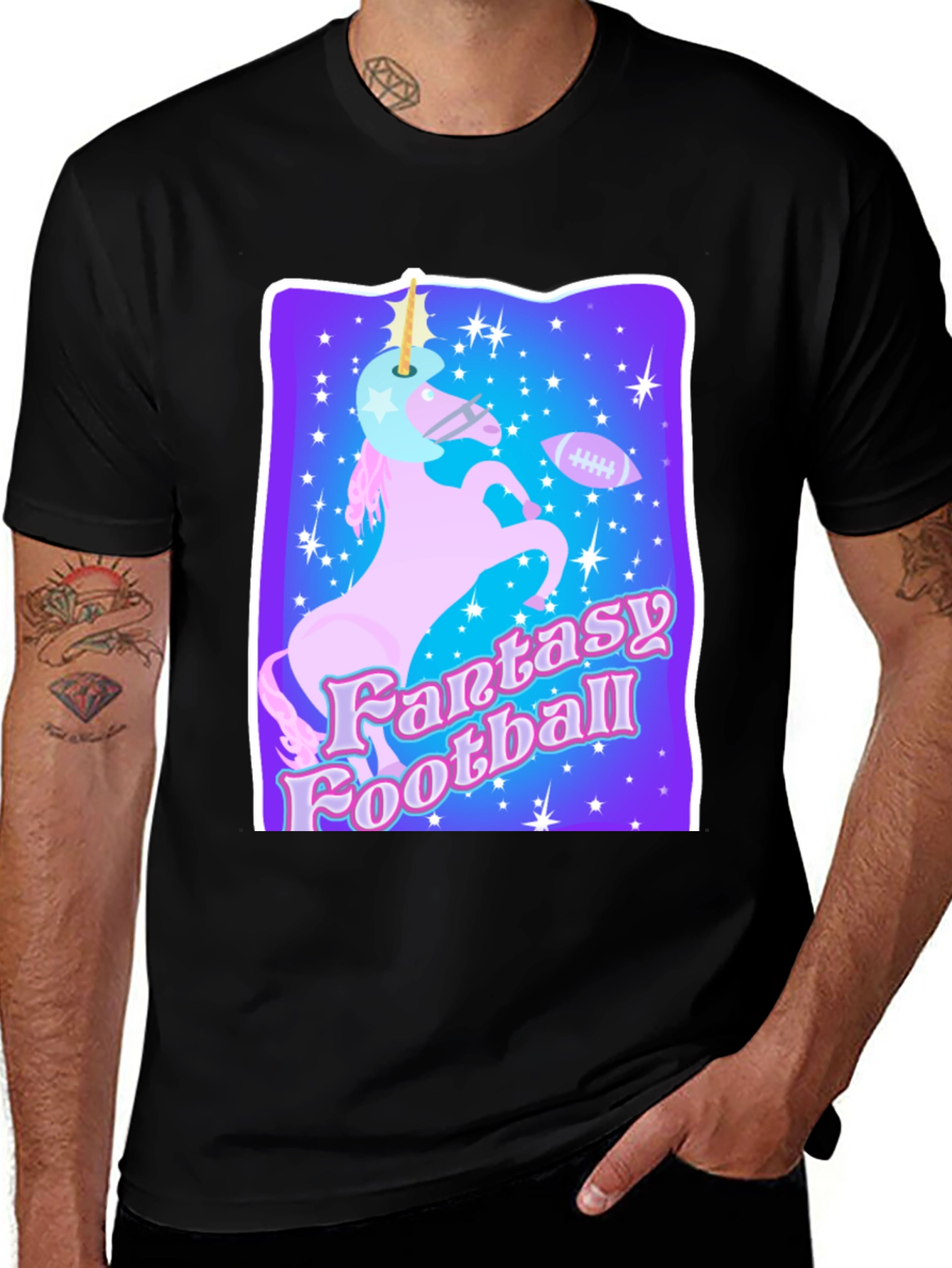 Fantasy Football Unicorn T-Shirt