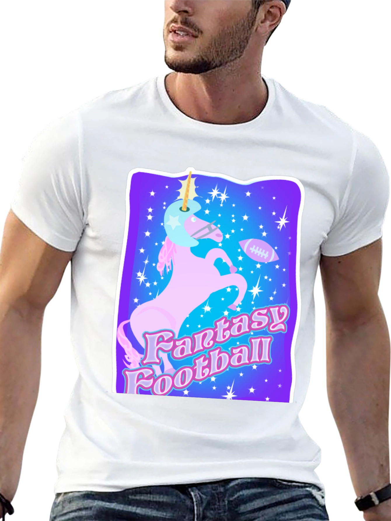 Fantasy Football Unicorn T-Shirt