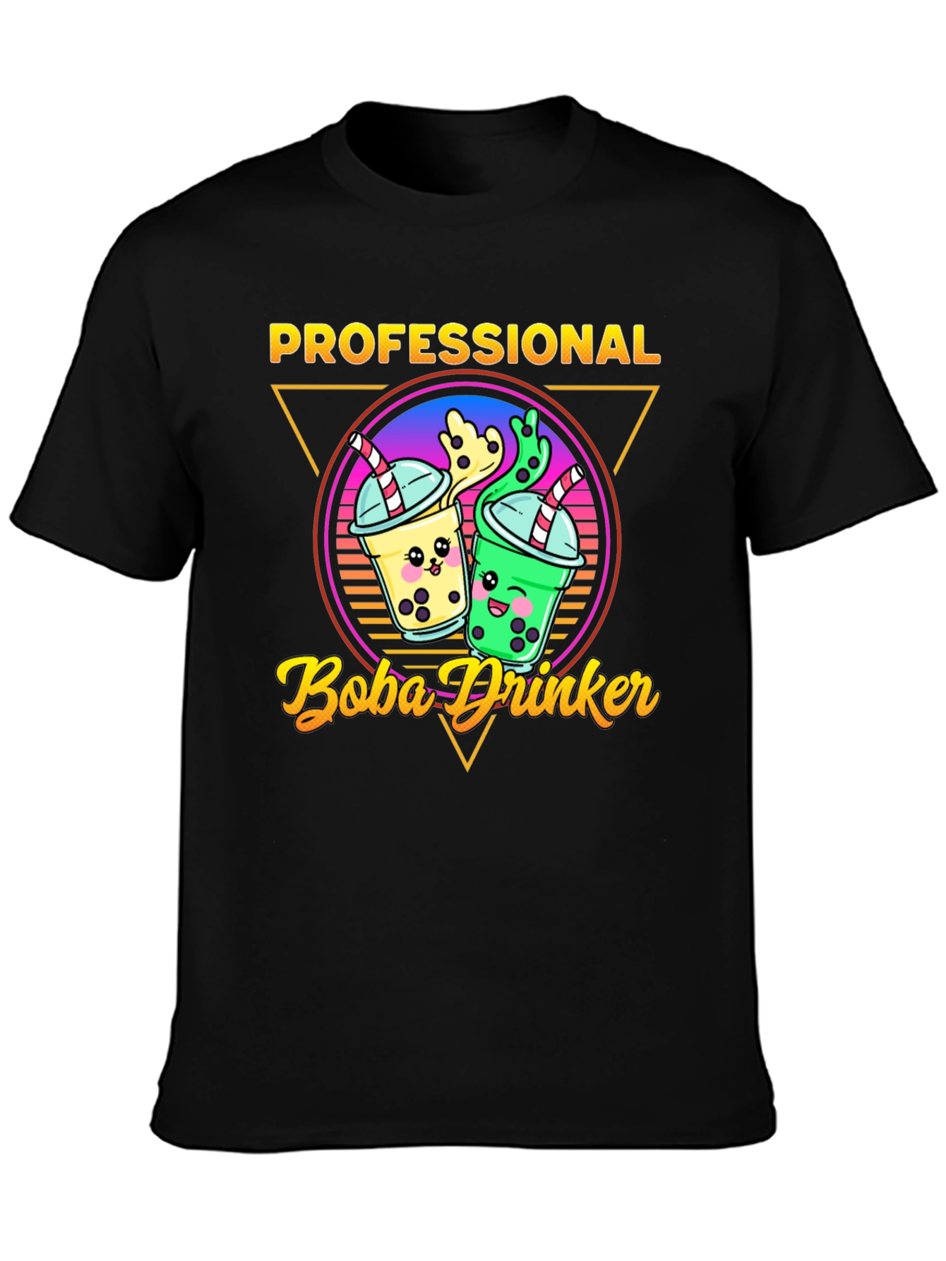 Professional Boba Drinker Graphic T-Shirt