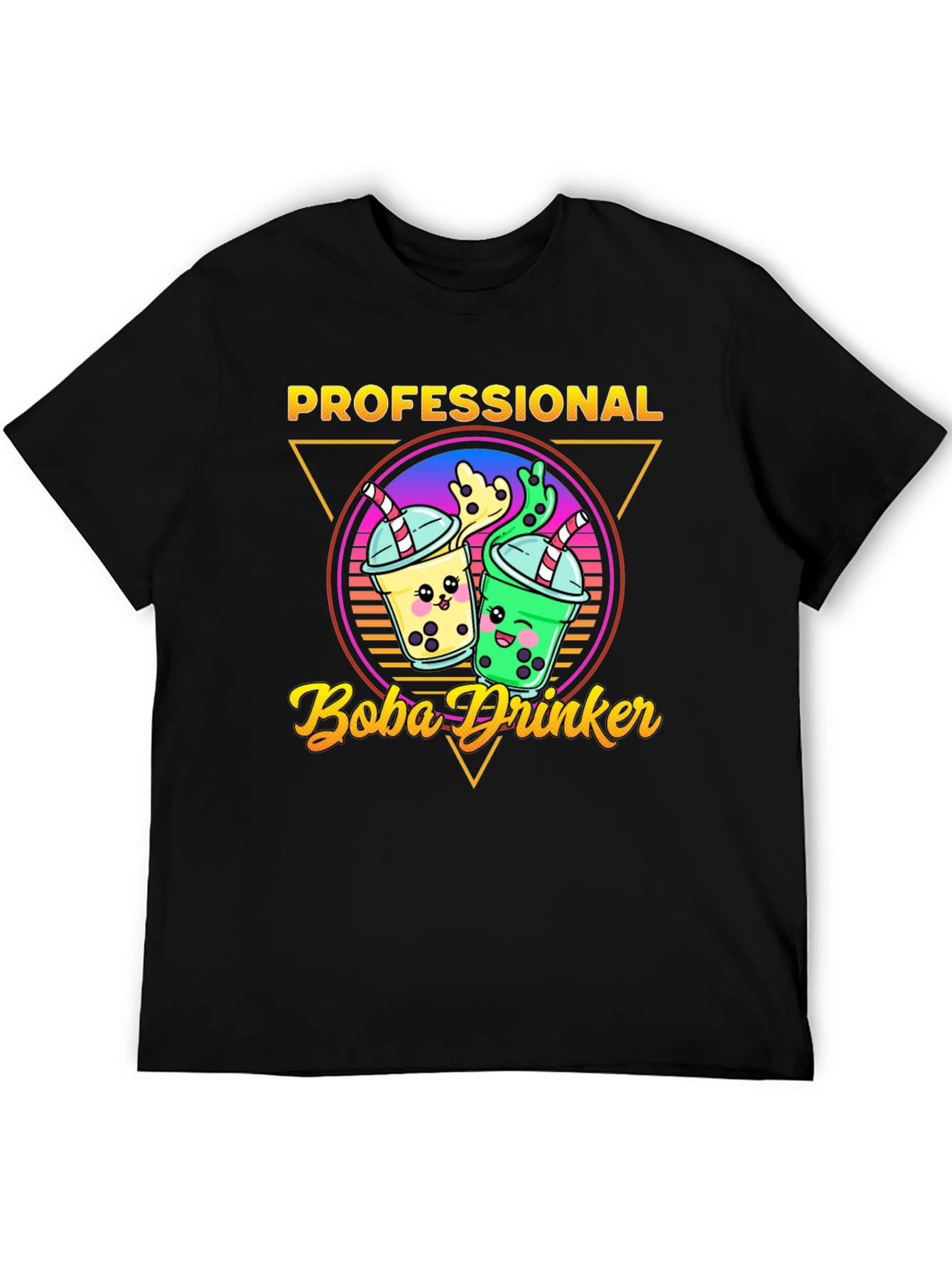 Professional Boba Drinker Graphic T-Shirt