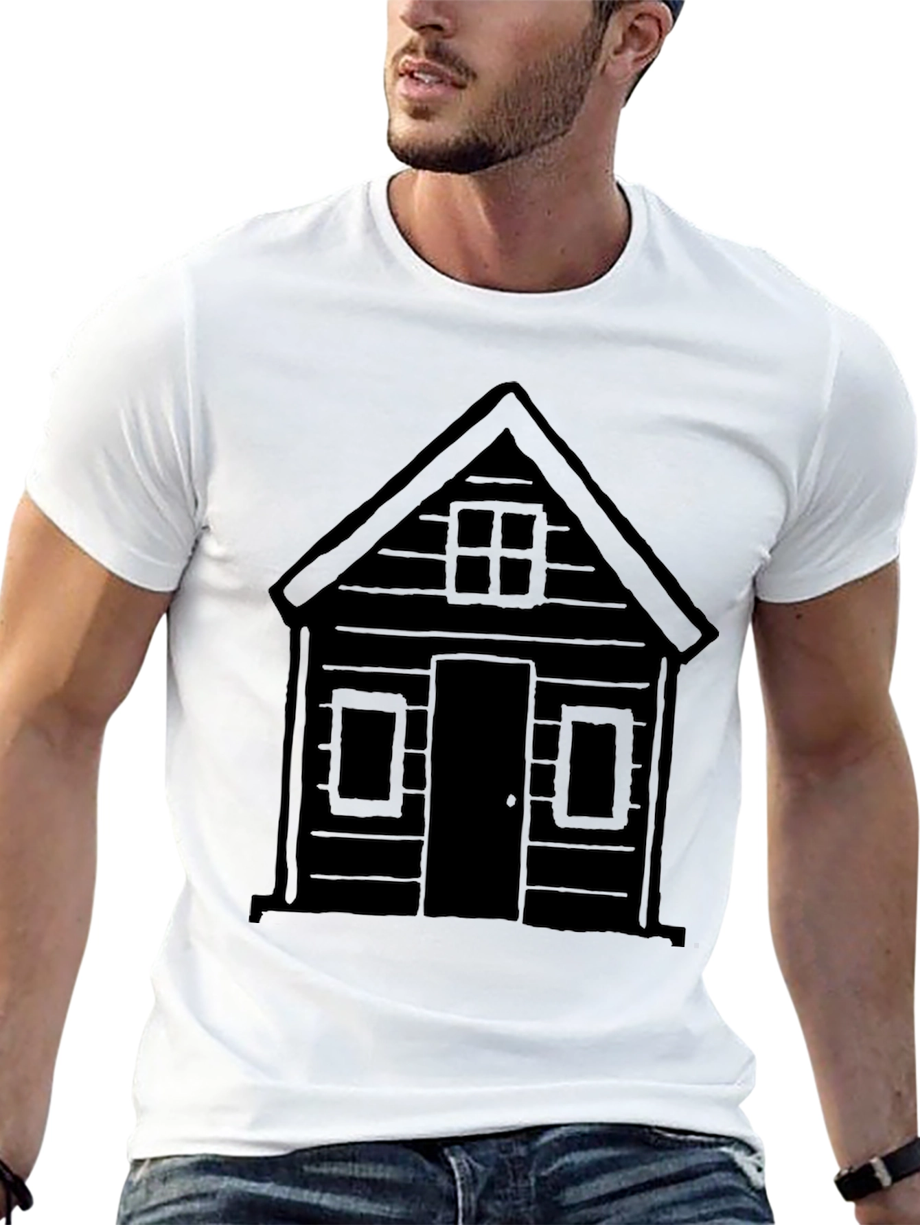 Cabin Tee - Cozy Home Graphic T-Shirt