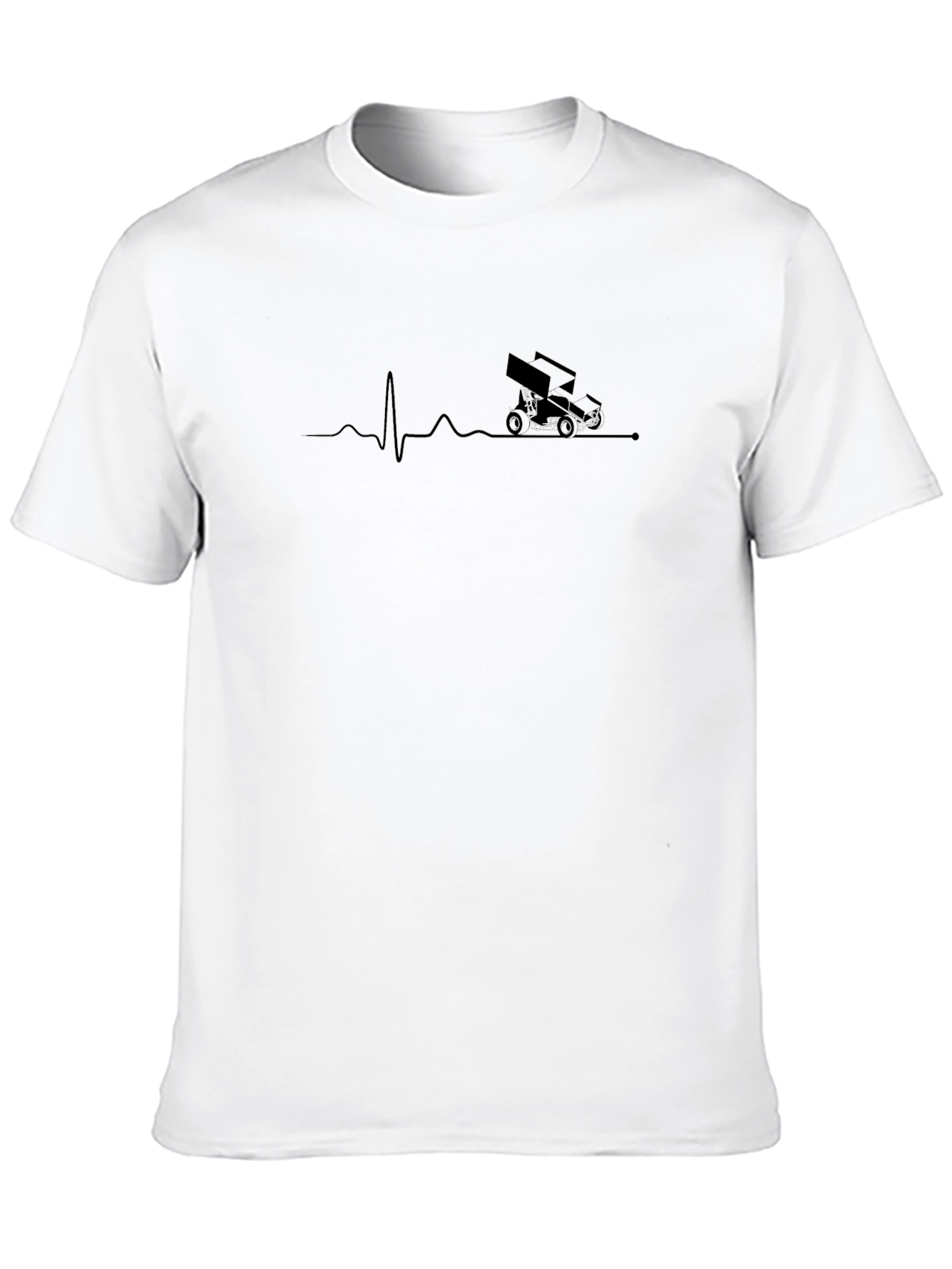 Sprint Car Heartbeat Graphic T-Shirt
