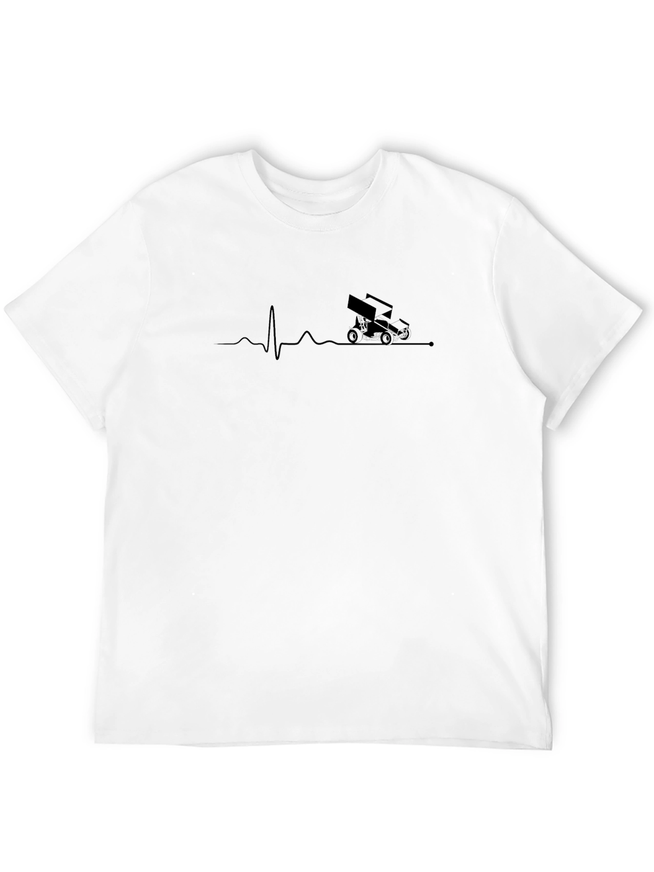 Sprint Car Heartbeat Graphic T-Shirt