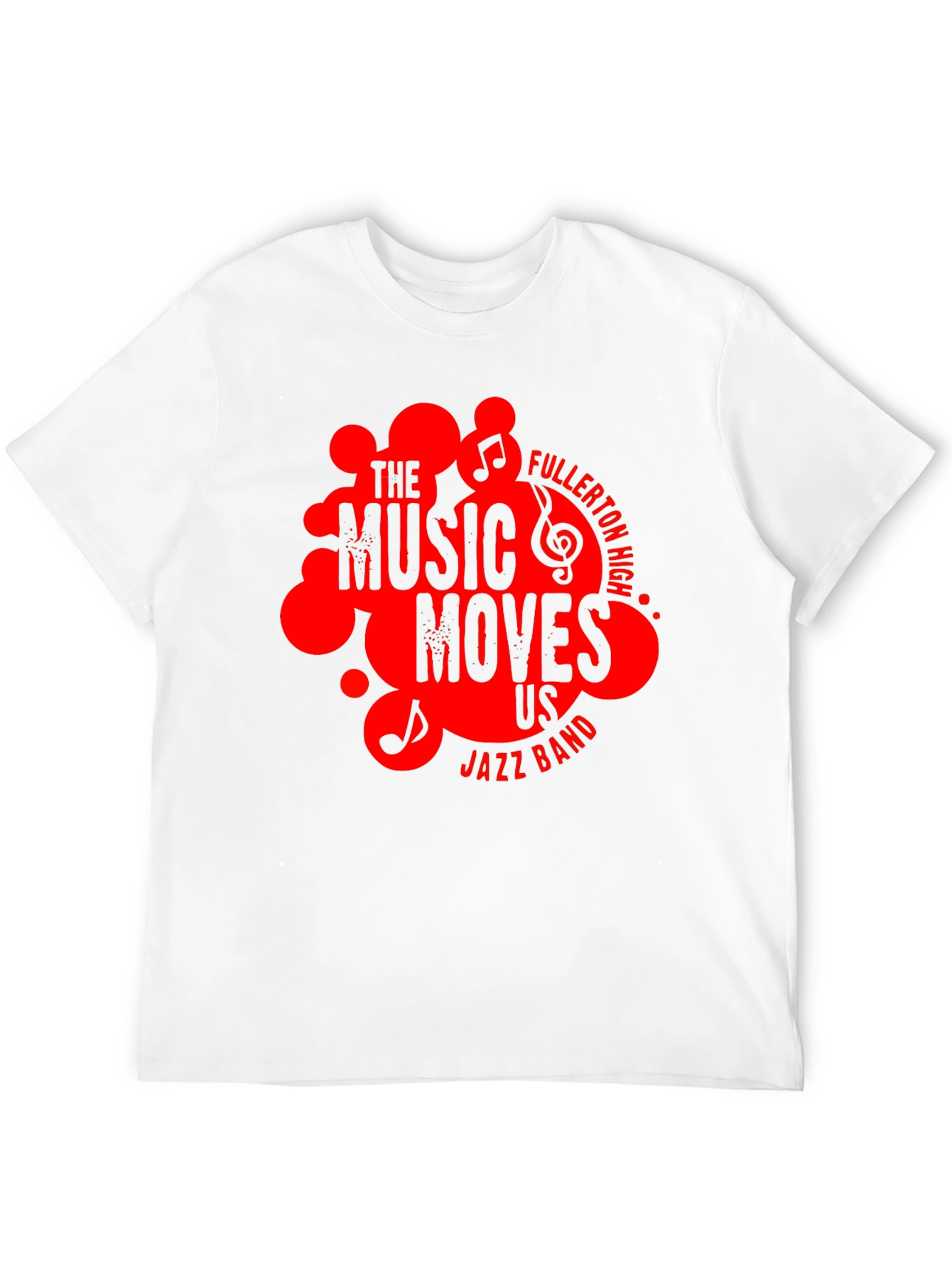 The Music Moves Us Jazz Band T-Shirt