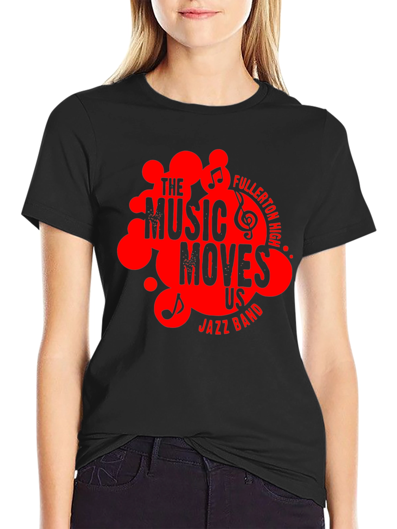 The Music Moves Us Jazz Band T-Shirt