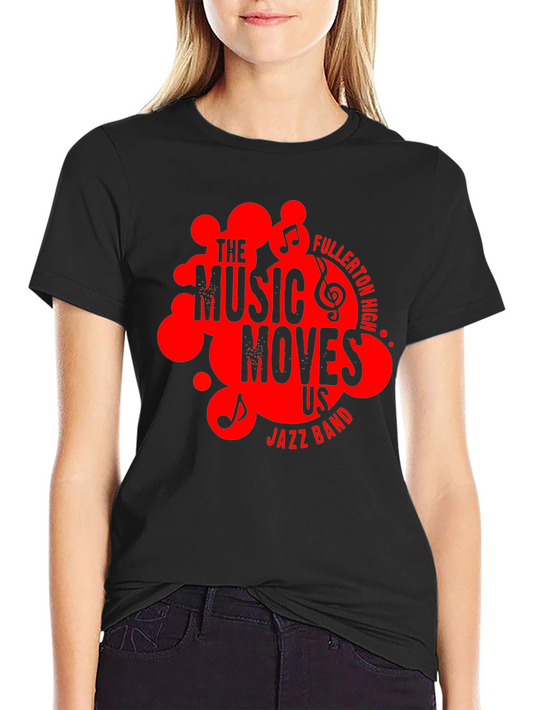 The Music Moves Us Jazz Band T-Shirt