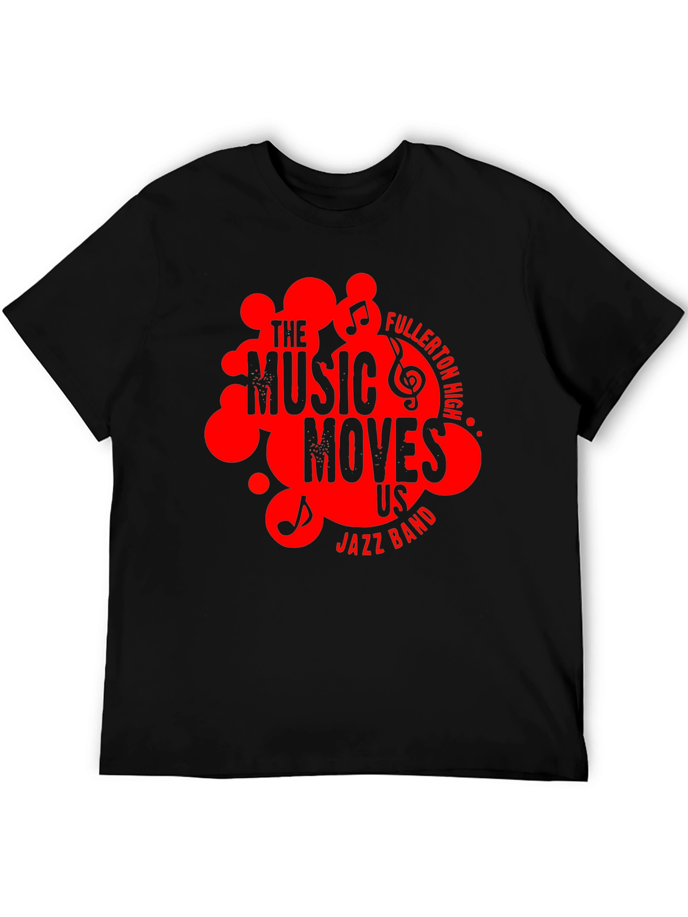 The Music Moves Us Jazz Band T-Shirt