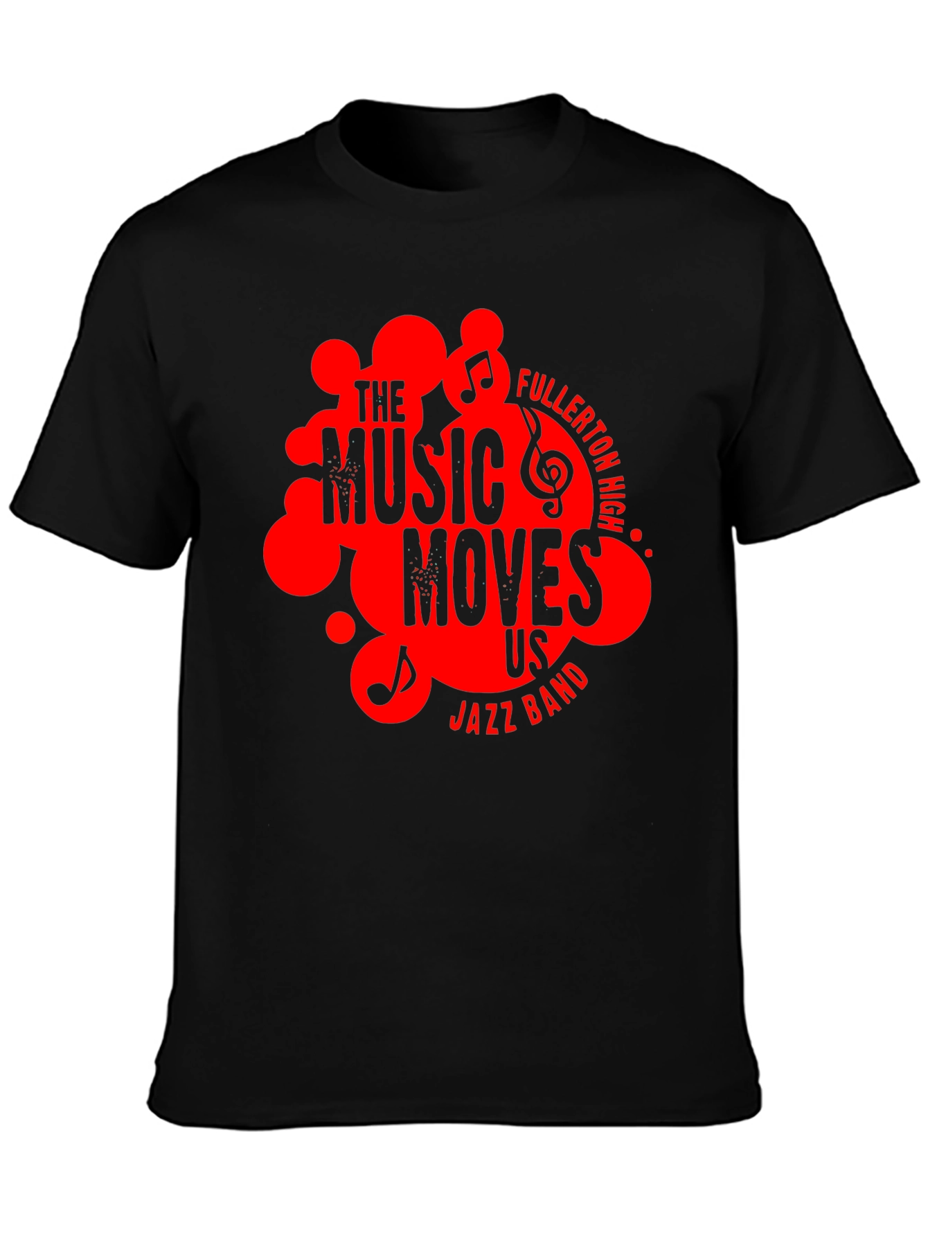 The Music Moves Us Jazz Band T-Shirt