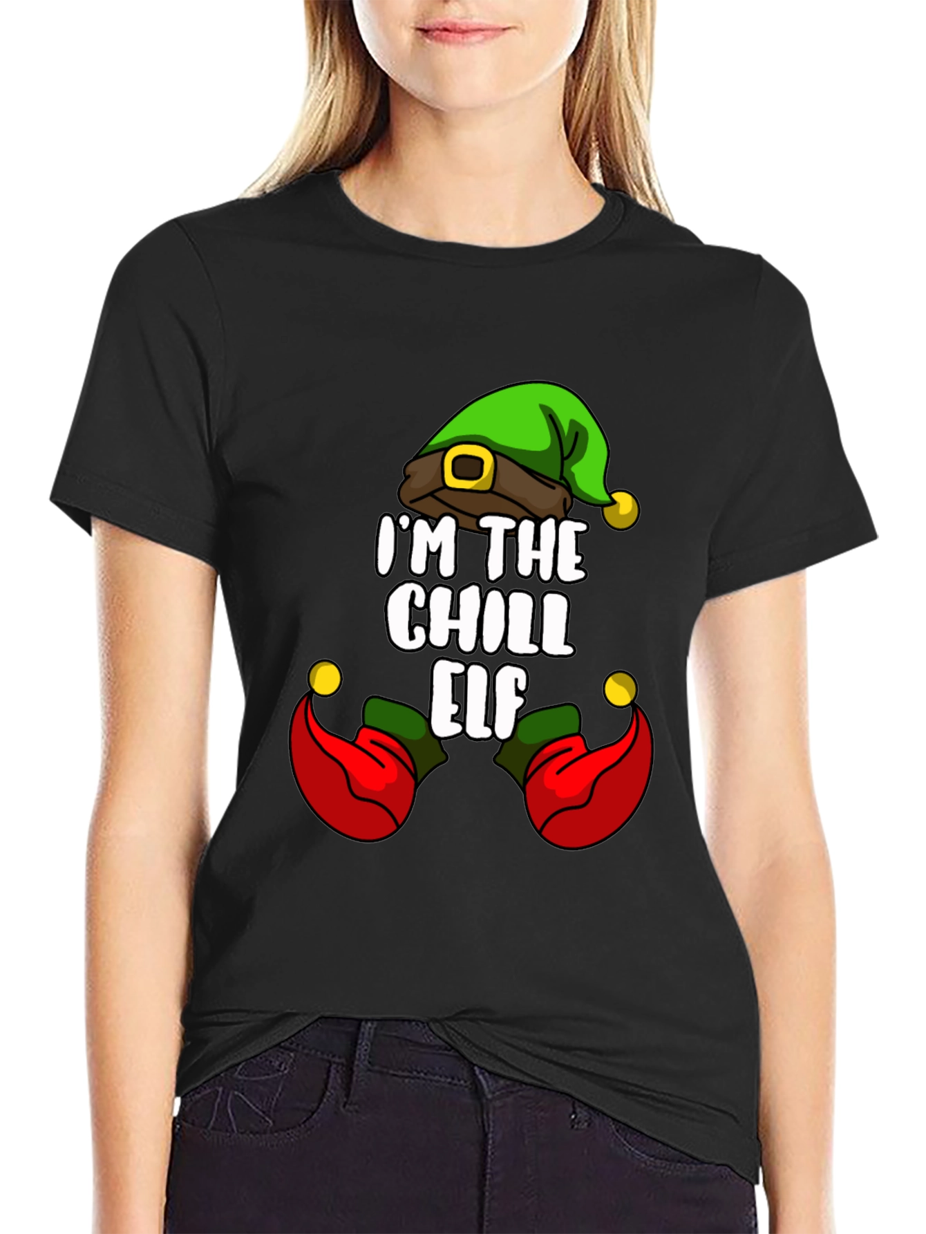 Chill Elf T-Shirt - Holiday Festive Apparel