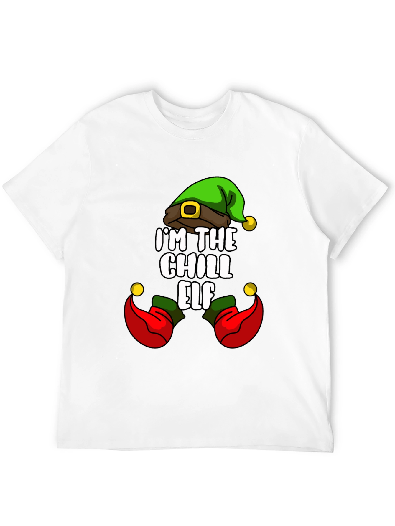 Chill Elf T-Shirt - Holiday Festive Apparel