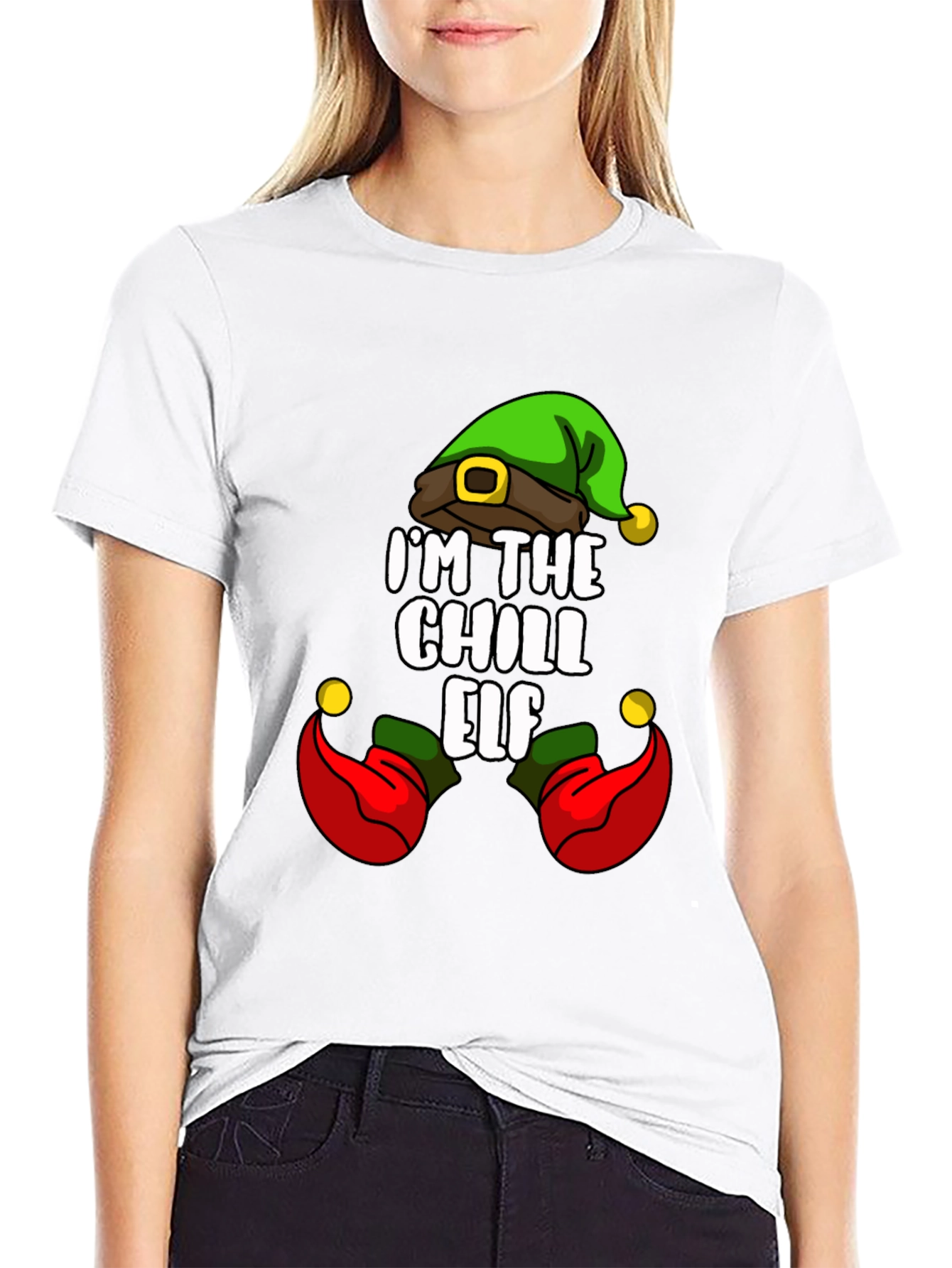 Chill Elf T-Shirt - Holiday Festive Apparel