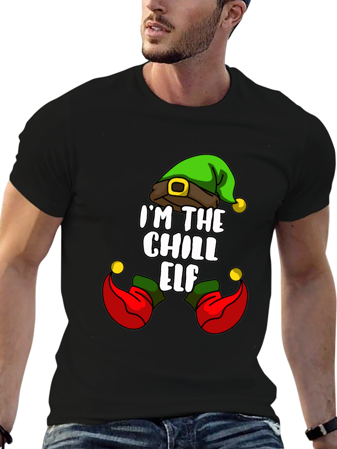 Chill Elf T-Shirt - Holiday Festive Apparel