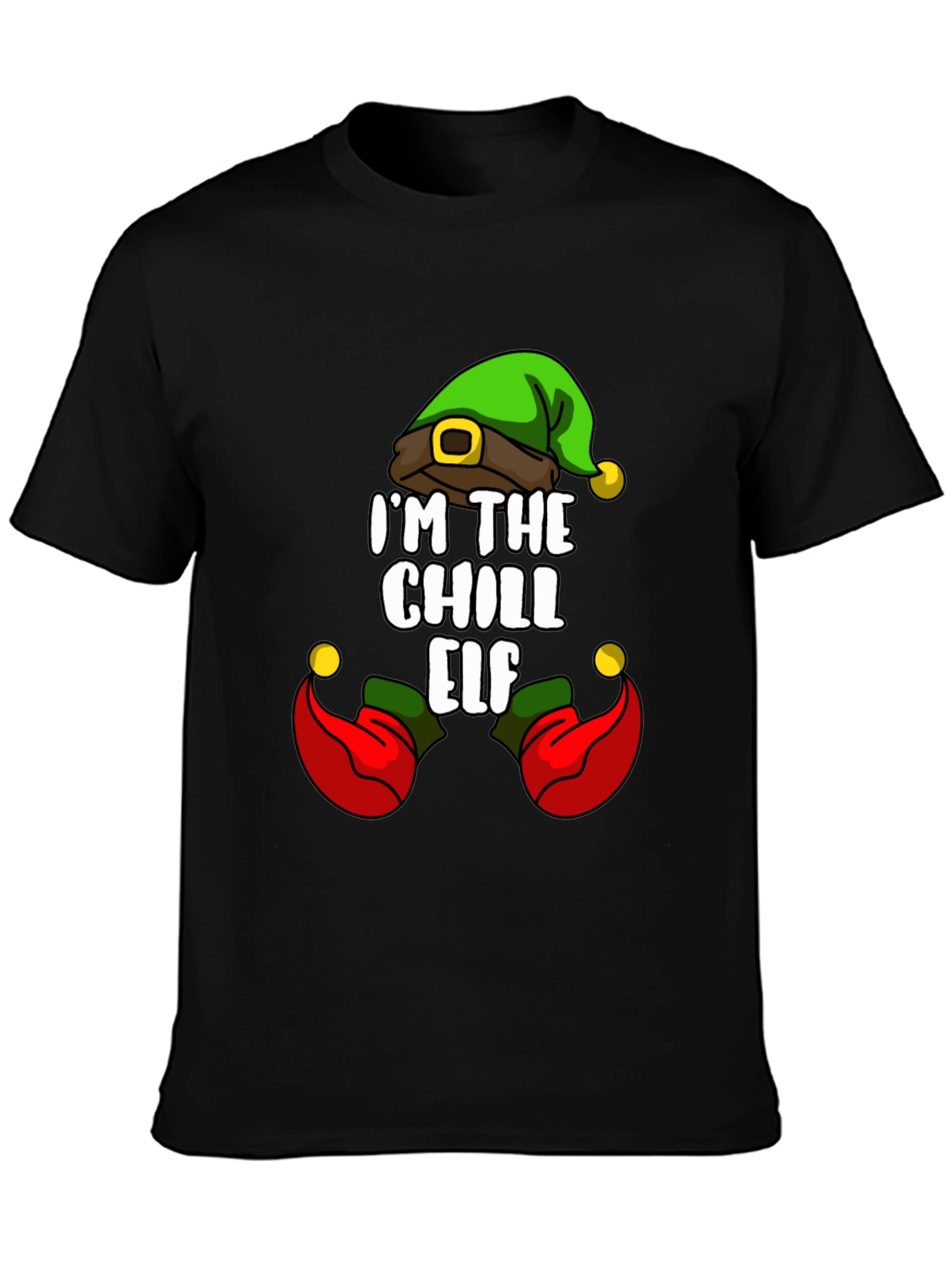 Chill Elf T-Shirt - Holiday Festive Apparel