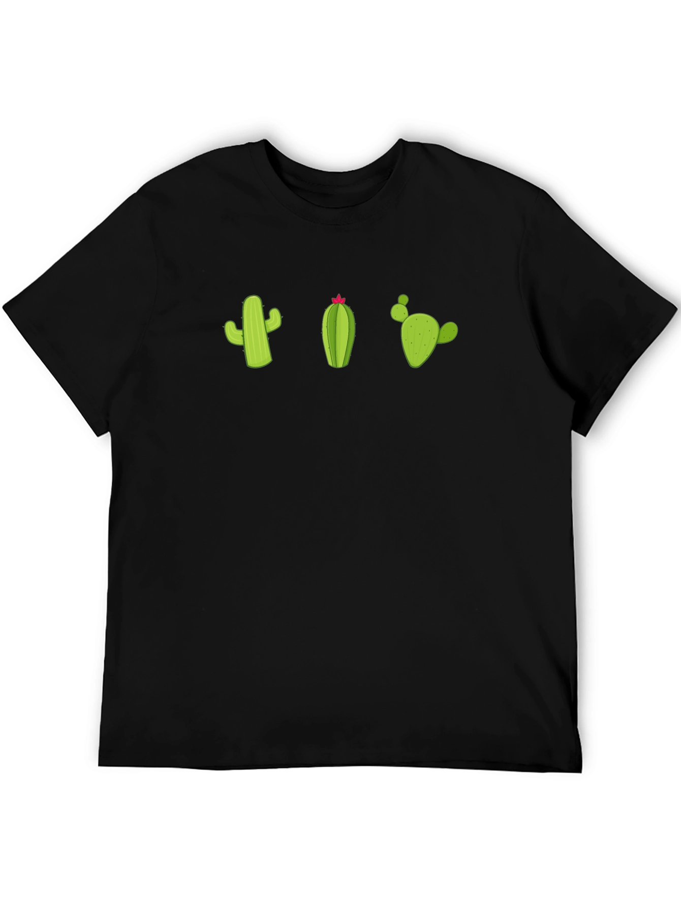 Cactus Graphic Black T-Shirt