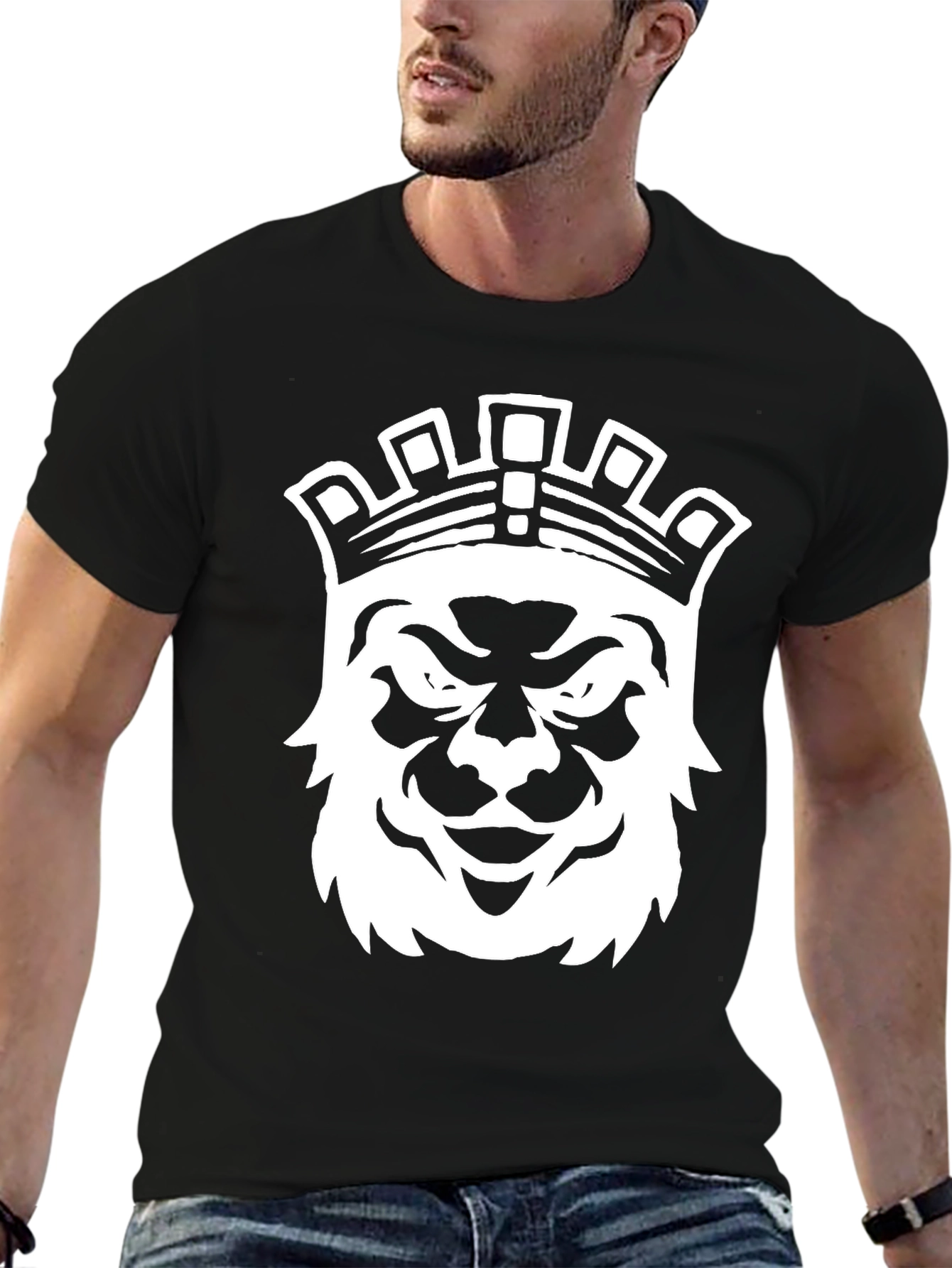 King Lion Graphic Tee - Black
