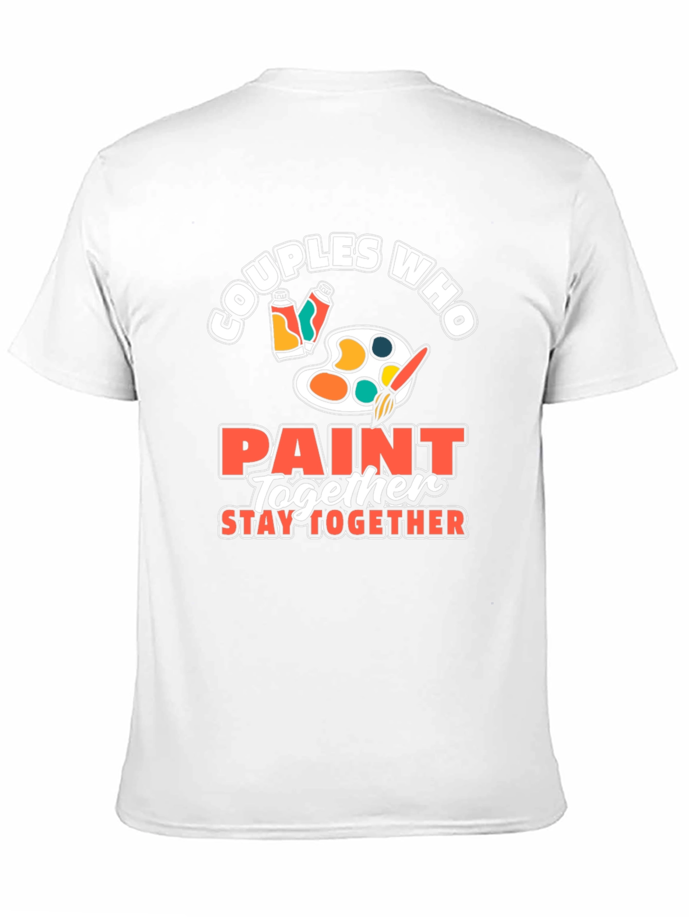 Couples Who Paint Together Graphic Tee