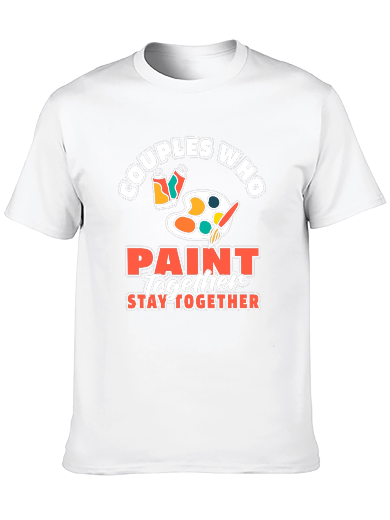 Couples Who Paint Together Graphic Tee