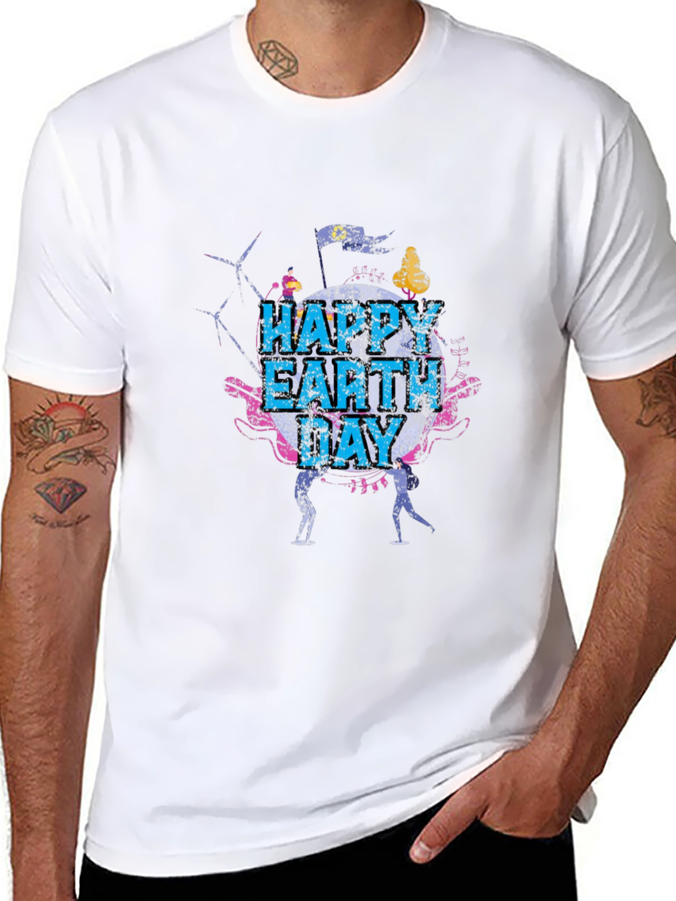 Happy Earth Day Graphic T-Shirt