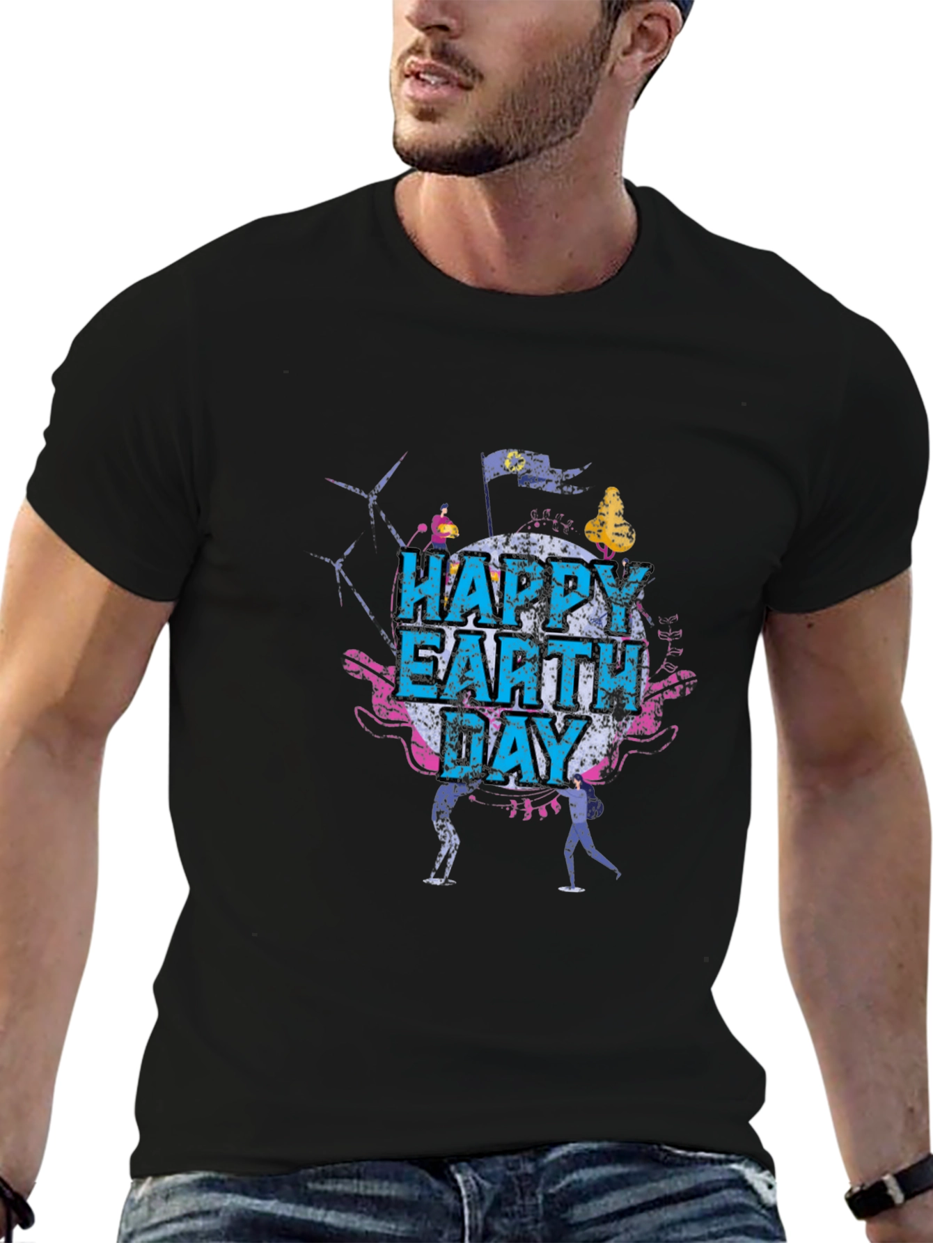 Happy Earth Day Graphic T-Shirt