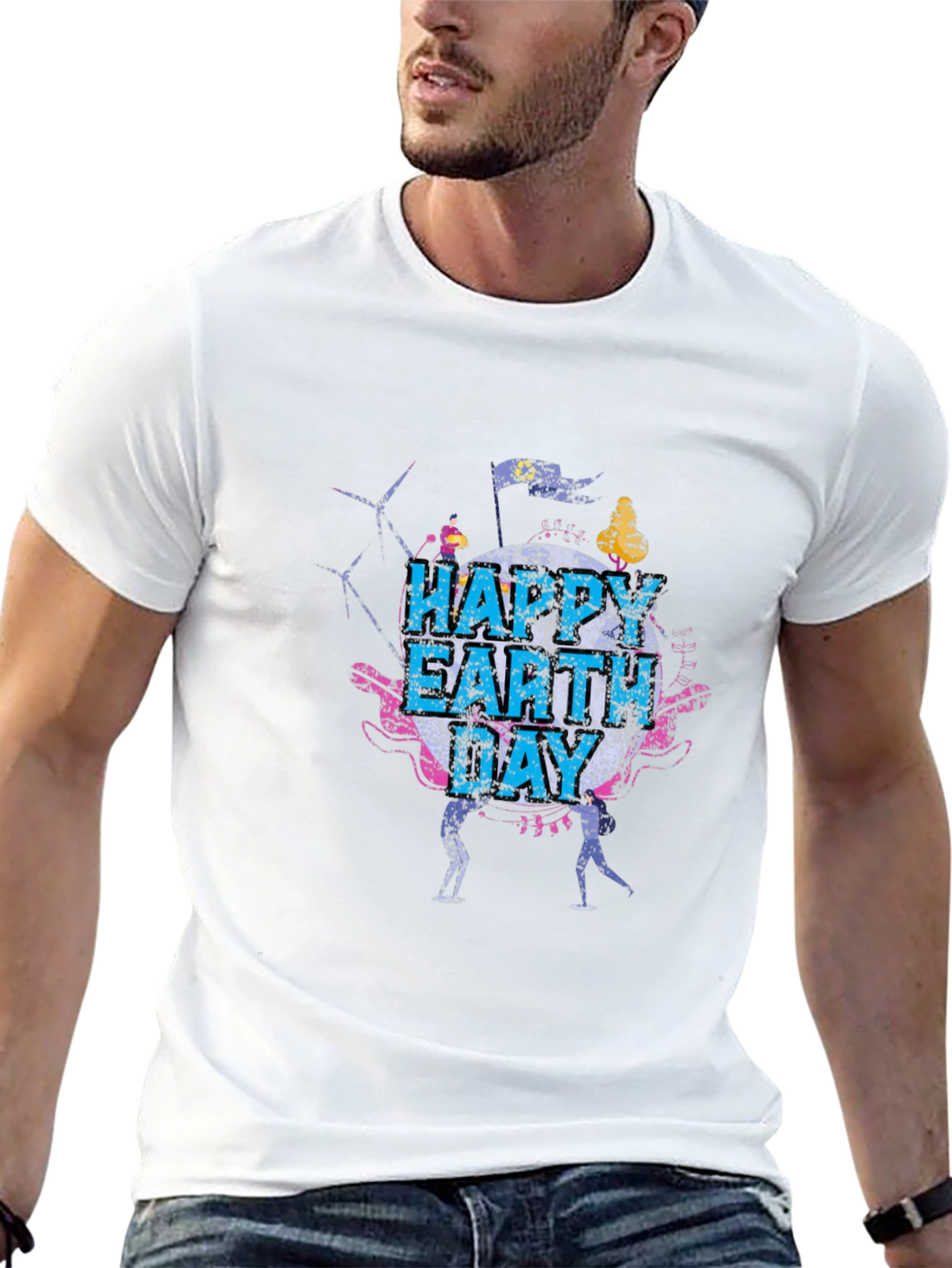 Happy Earth Day Graphic T-Shirt