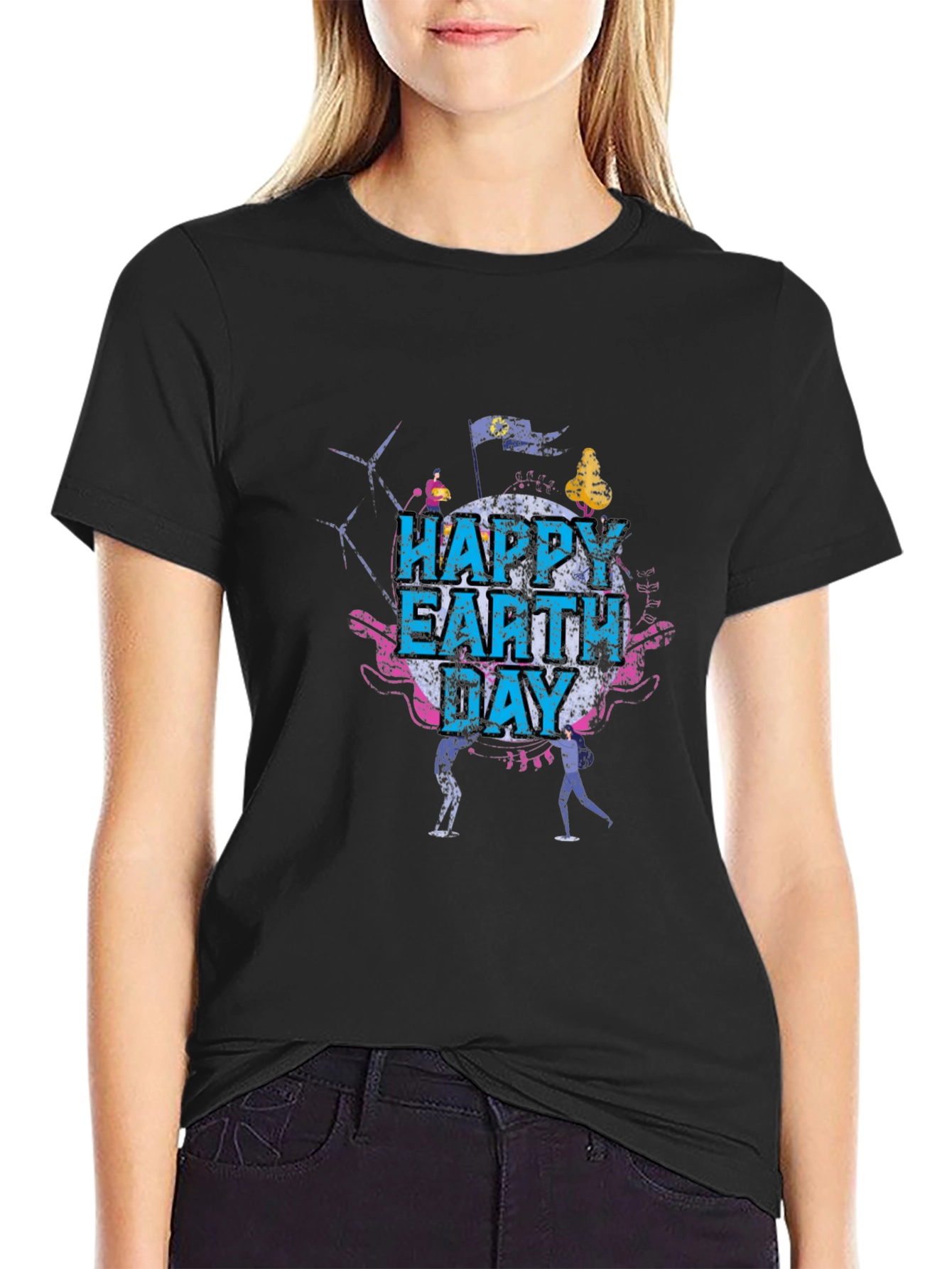Happy Earth Day Graphic T-Shirt