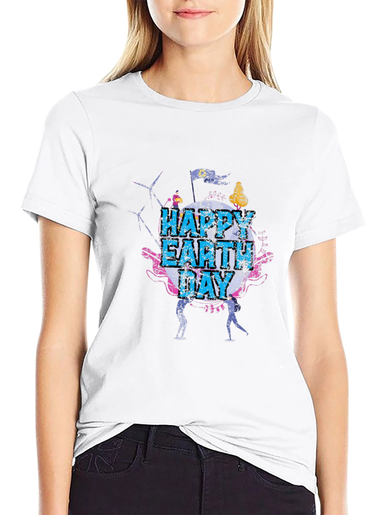 Happy Earth Day Graphic T-Shirt