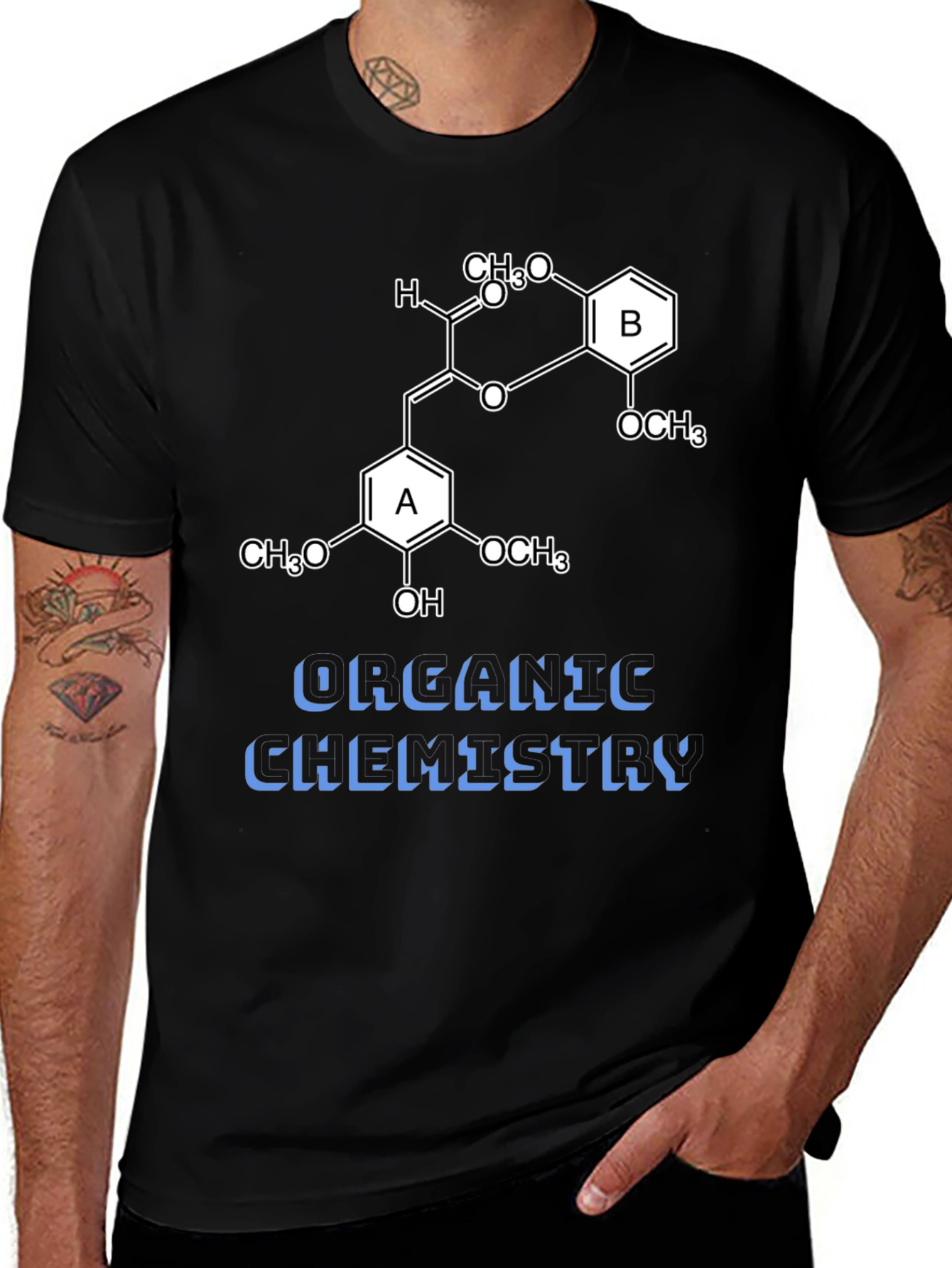 Organic Chemistry Black T-Shirt