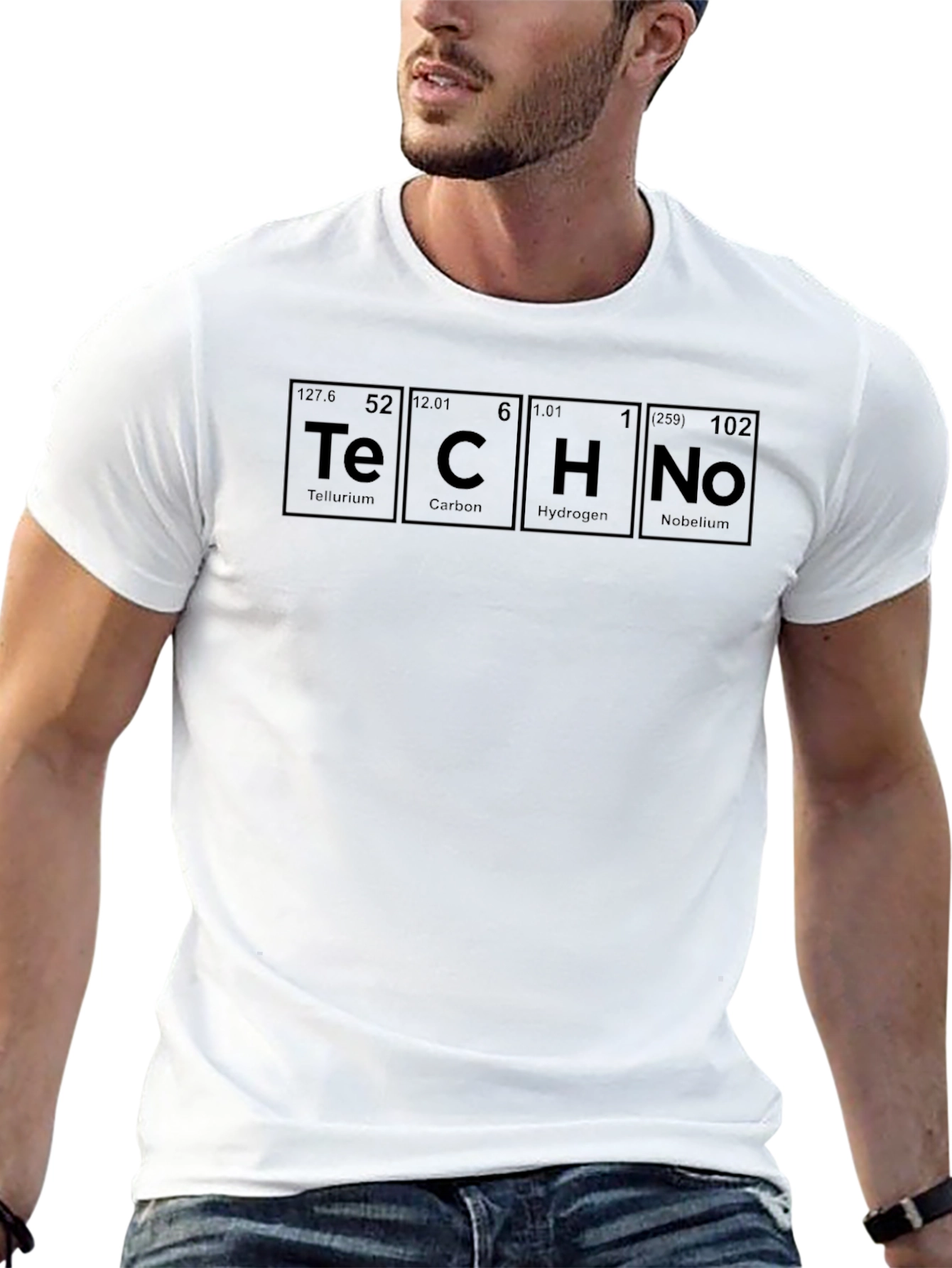 Techno Periodic Table T-Shirt - Science Music Tee