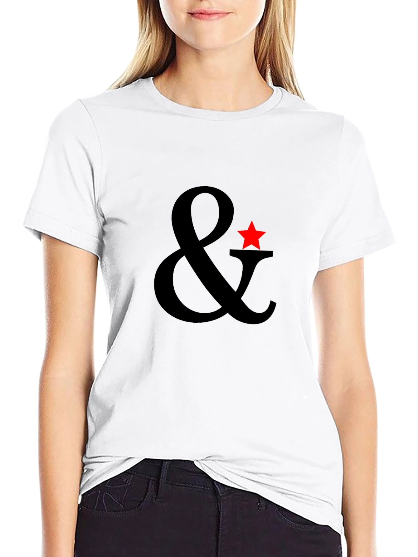 Ampersand Star Graphic T-Shirt - Mens Black Tee