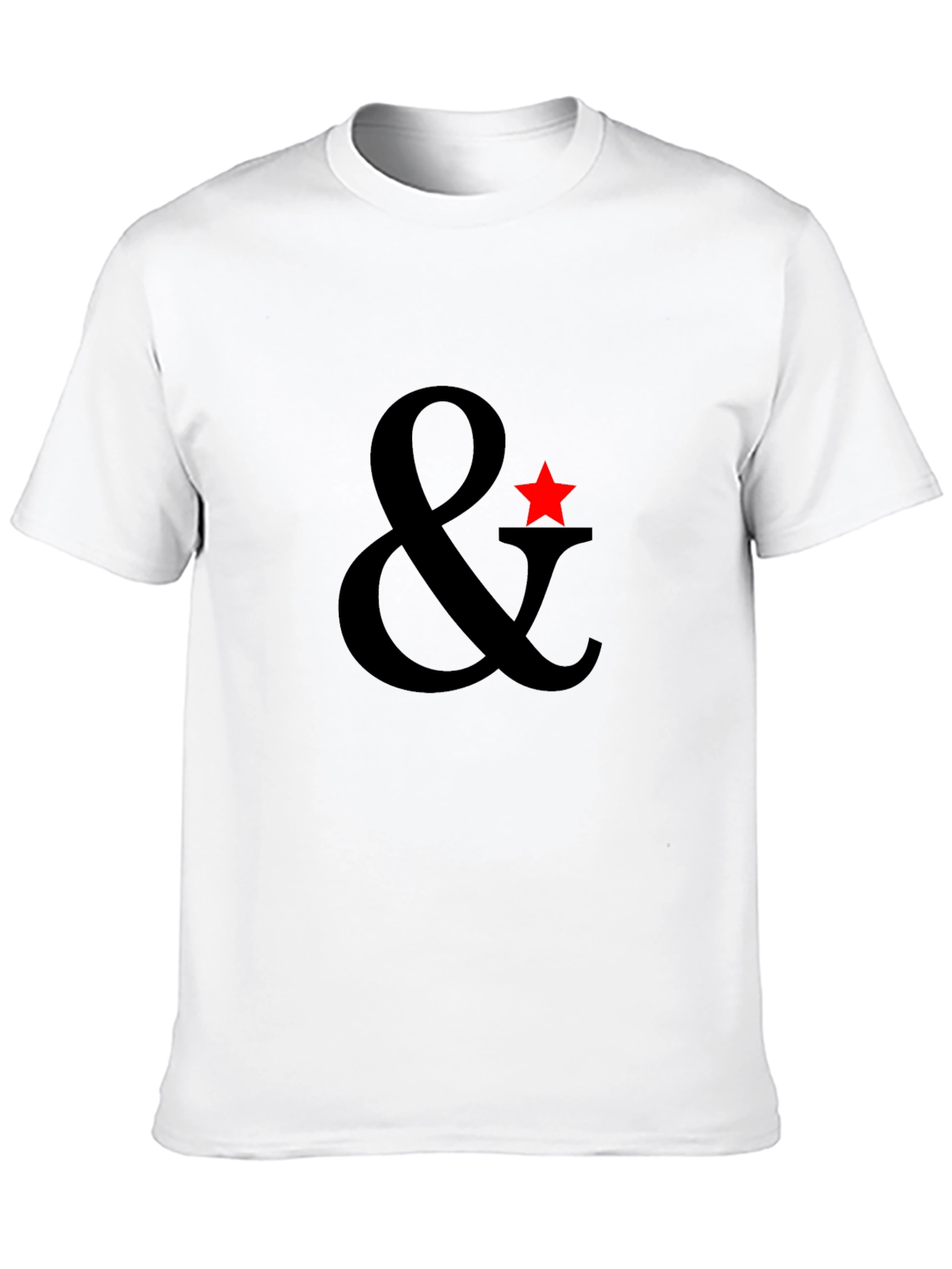 Ampersand Star Graphic T-Shirt - Mens Black Tee