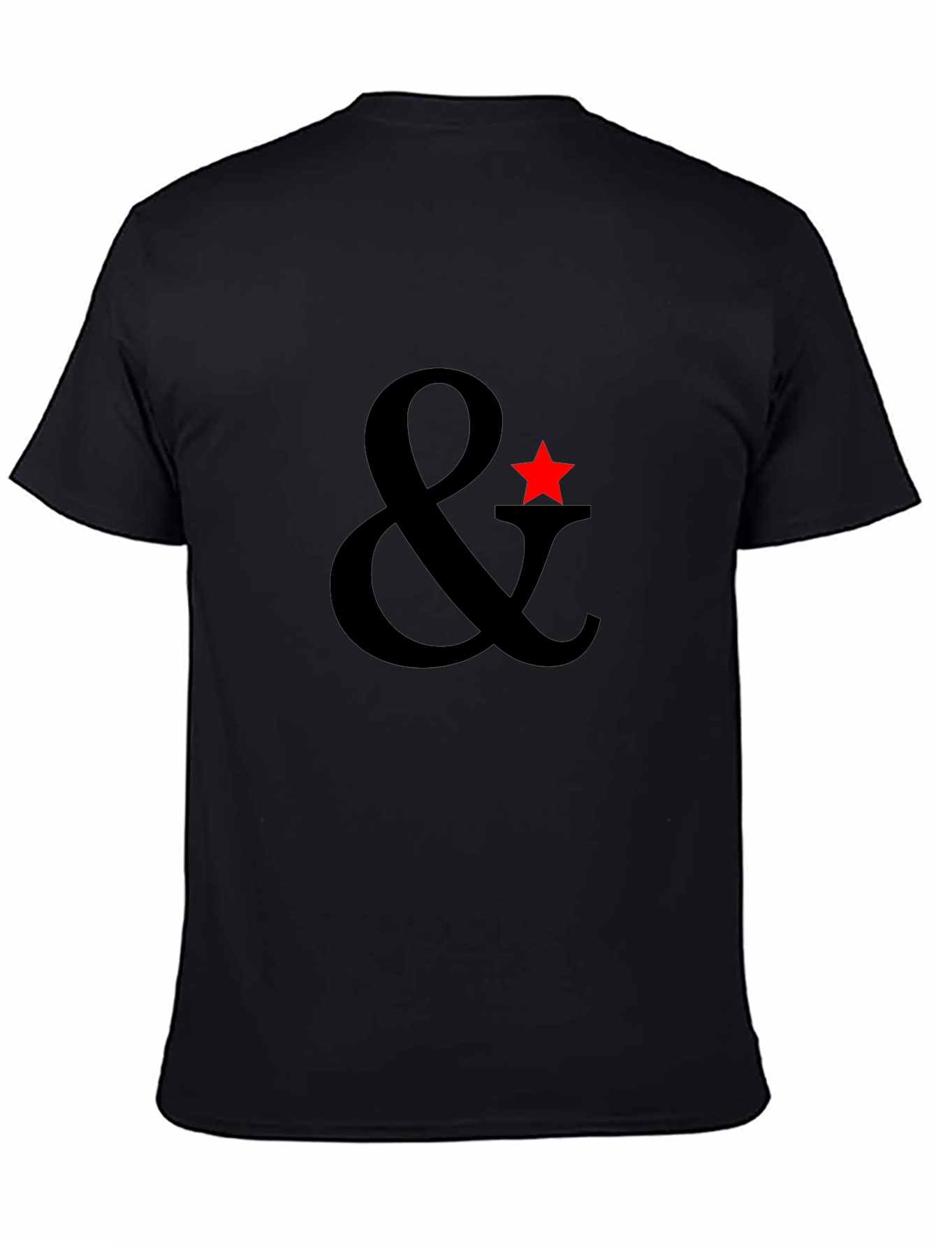 Ampersand Star Graphic T-Shirt - Mens Black Tee