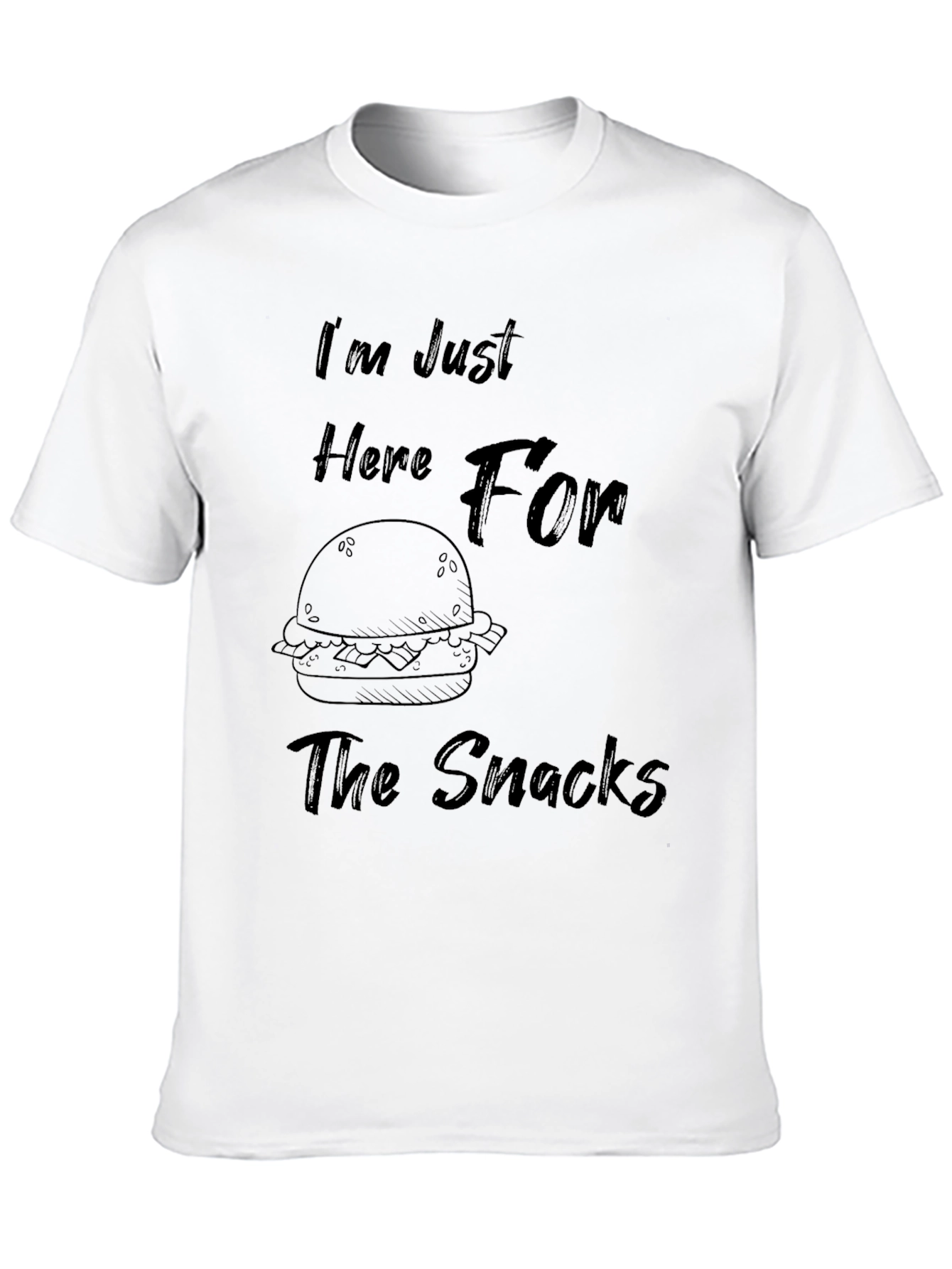 Snacks Graphic T-Shirt -  Funny Foodie Tee