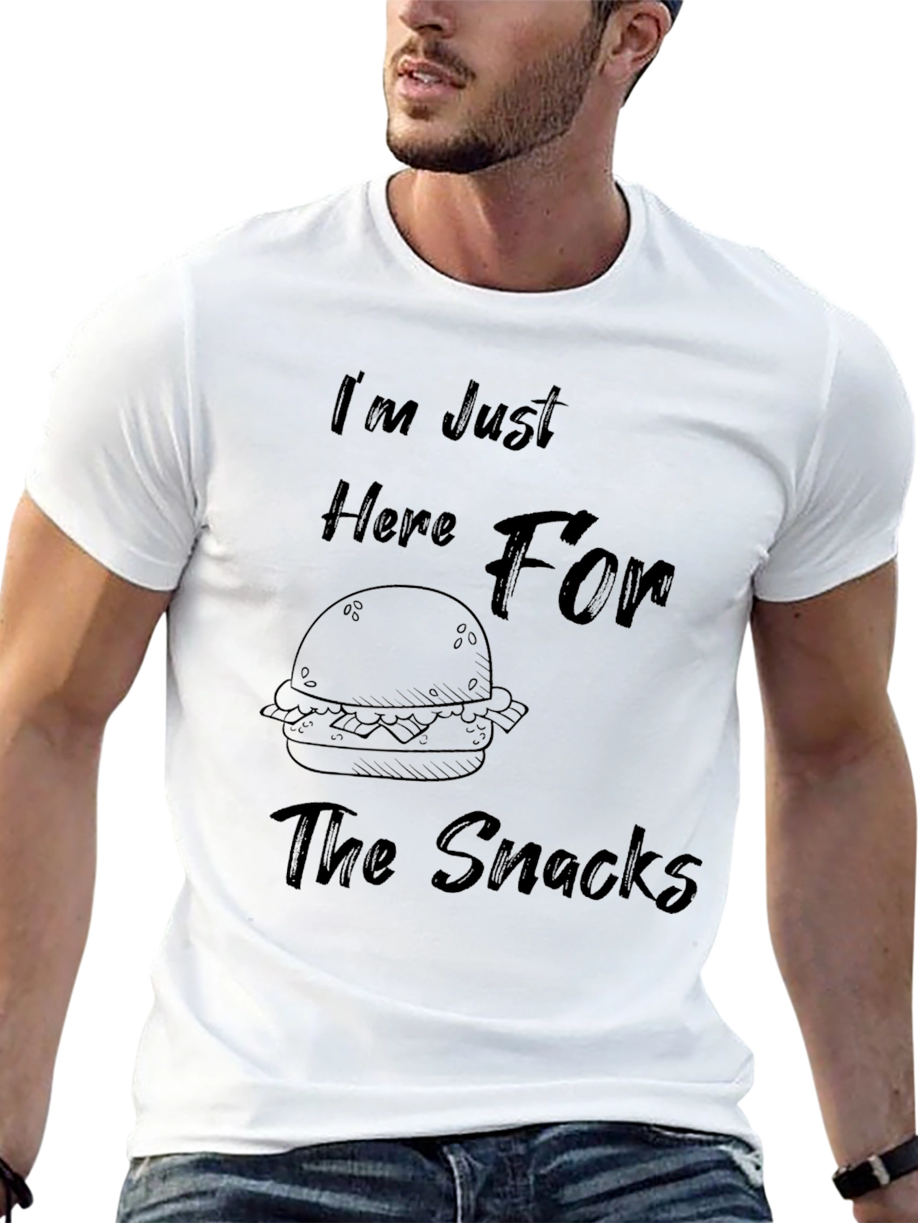 Snacks Graphic T-Shirt -  Funny Foodie Tee