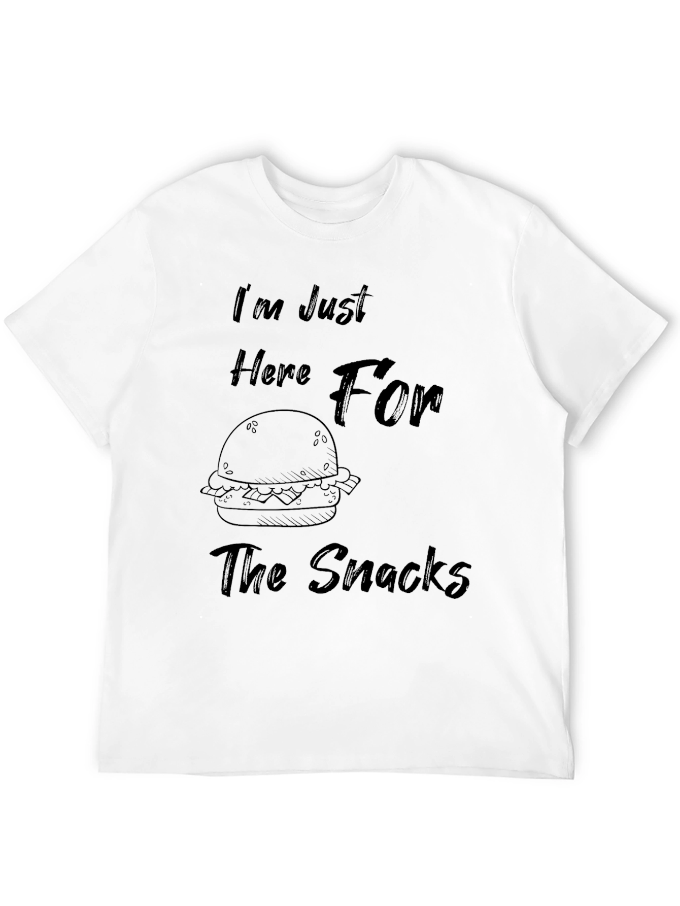 Snacks Graphic T-Shirt -  Funny Foodie Tee