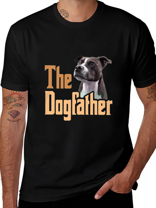 The Dogfather Black Graphic T-Shirt