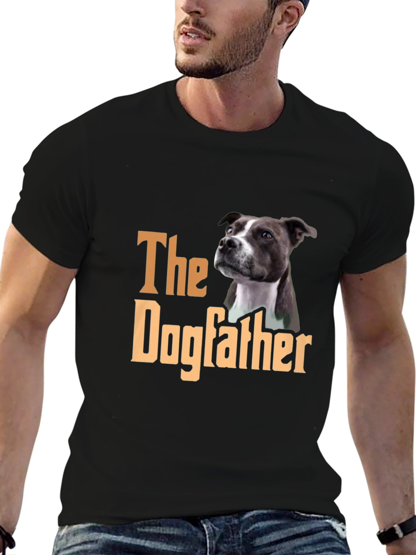 The Dogfather Black Graphic T-Shirt