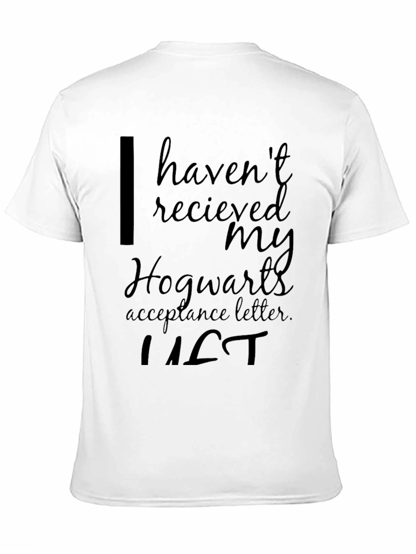 Hogwarts Acceptance Letter Graphic Tee